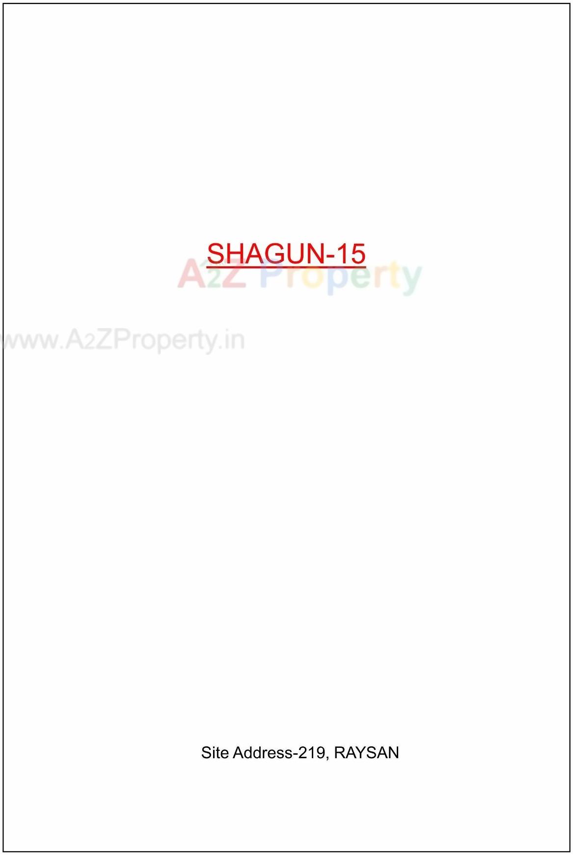  of real estate project Shagun located at Raysan, Gandhinagar, Gujarat