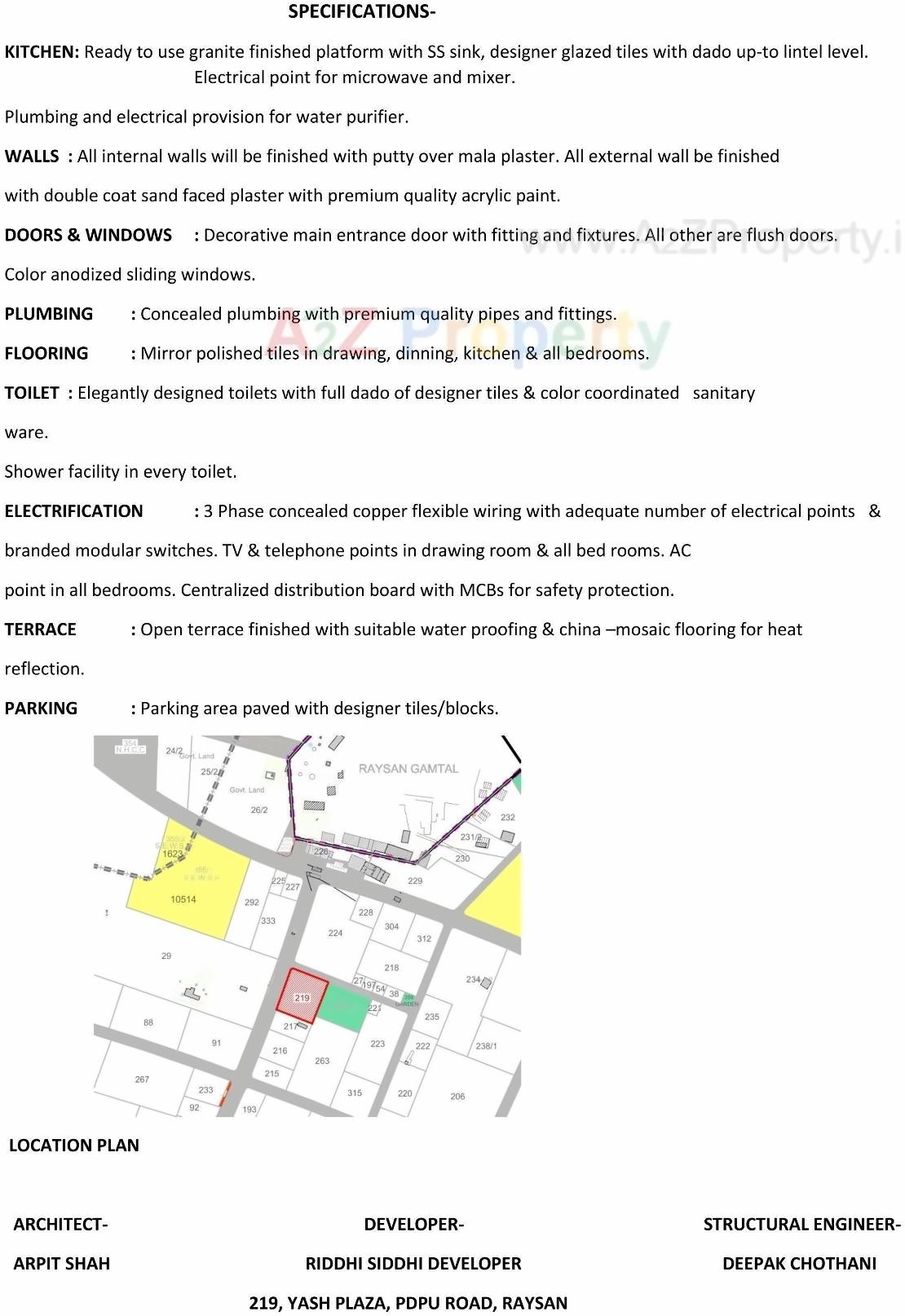  of real estate project Shagun located at Raysan, Gandhinagar, Gujarat