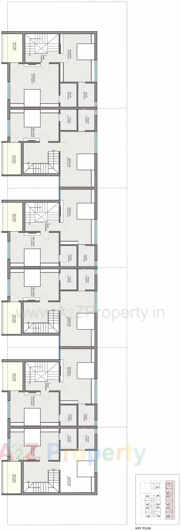 Layout of real estate project Shagun located at Raysan, Gandhinagar, Gujarat