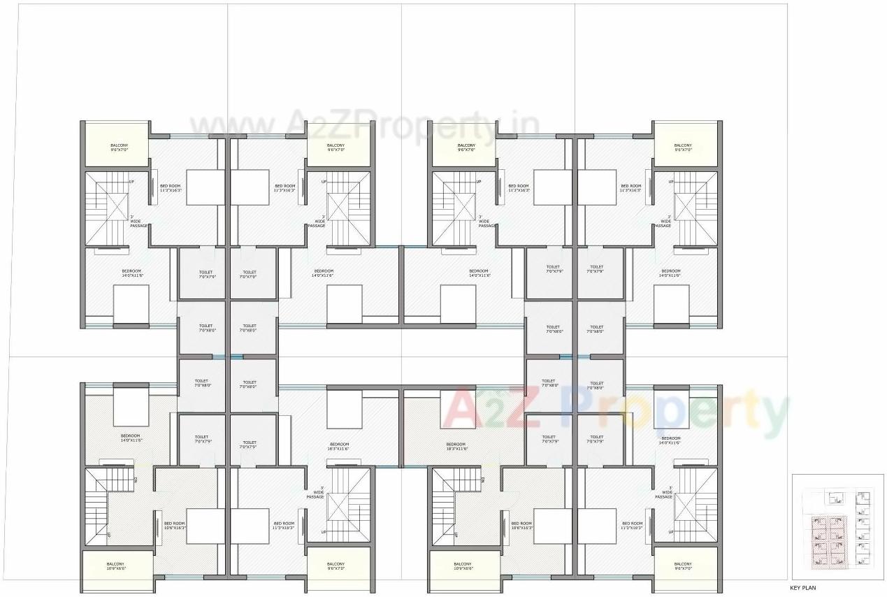 Layout of real estate project Shagun located at Raysan, Gandhinagar, Gujarat