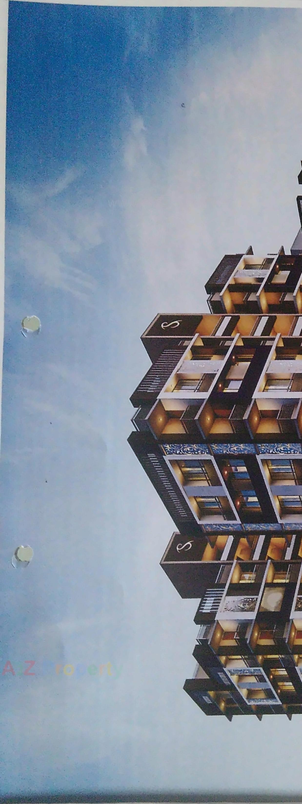 3D Elevation of real estate project Shakti Classic located at Kalol, Gandhinagar, Gujarat