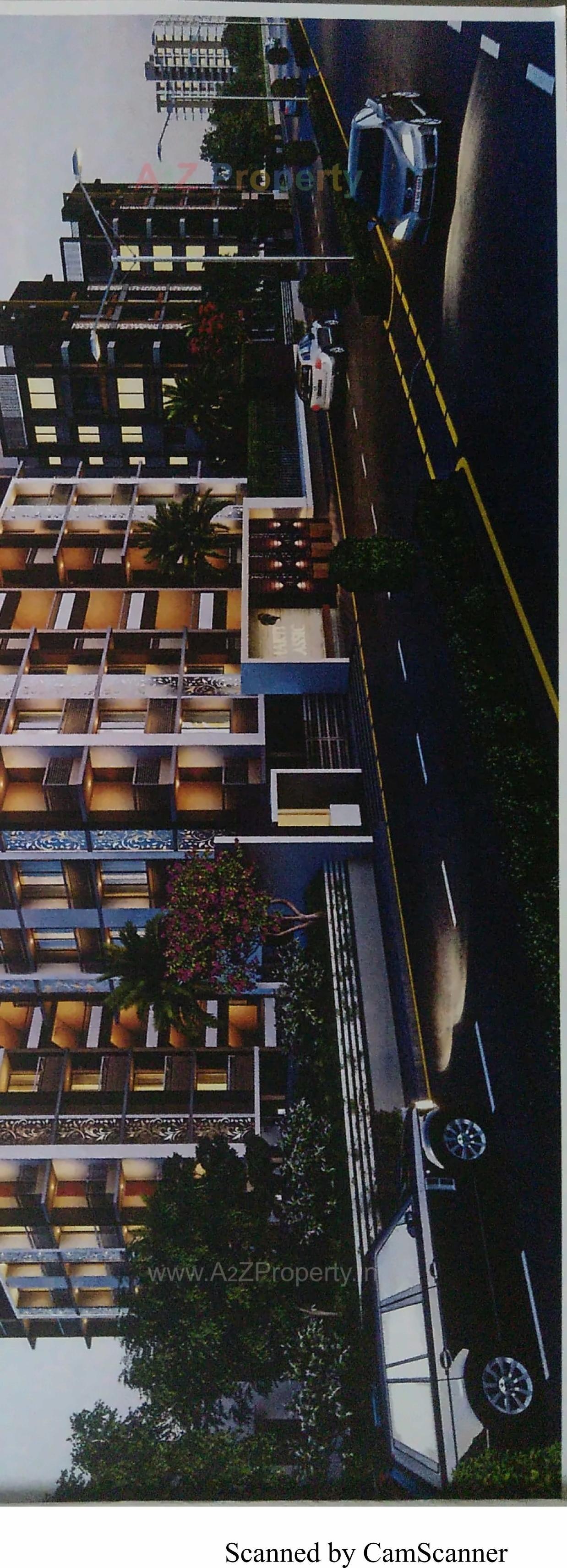 3D Elevation of real estate project Shakti Classic located at Kalol, Gandhinagar, Gujarat