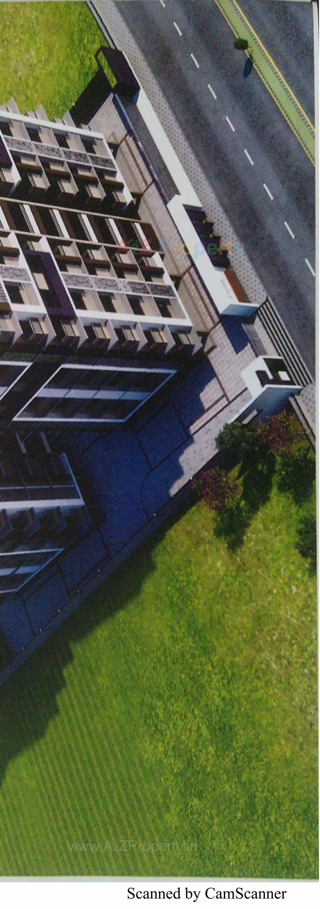 3D Elevation of real estate project Shakti Classic located at Kalol, Gandhinagar, Gujarat