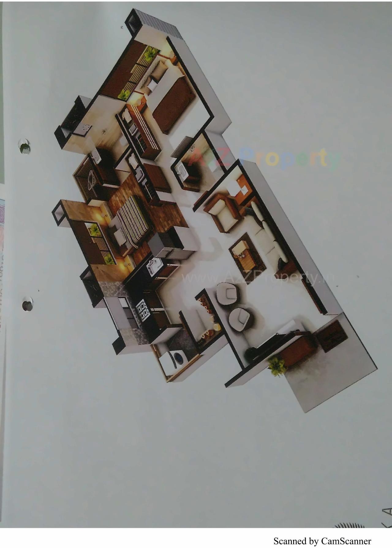 Layout of real estate project Shakti Classic located at Kalol, Gandhinagar, Gujarat