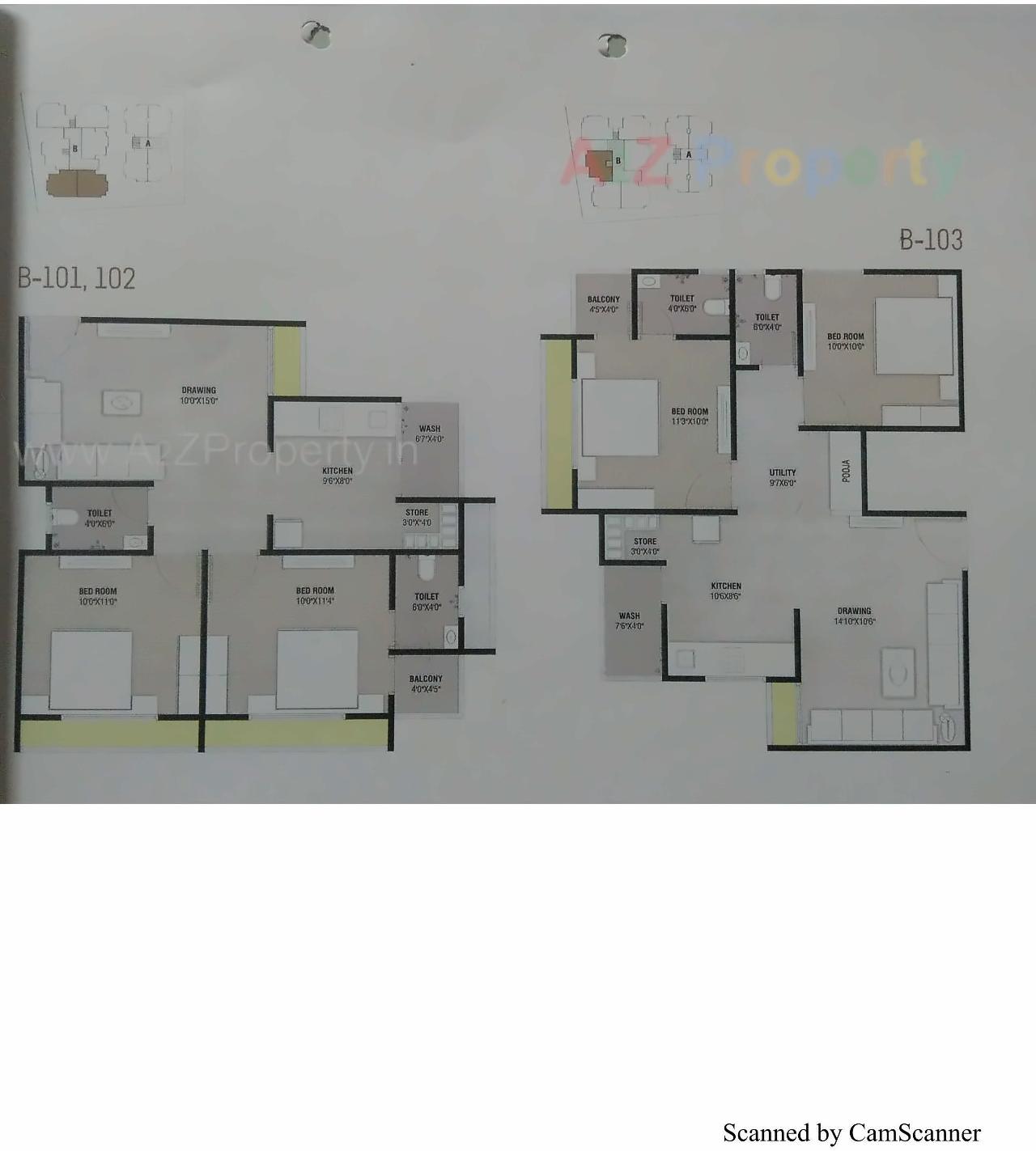 Layout of real estate project Shakti Classic located at Kalol, Gandhinagar, Gujarat
