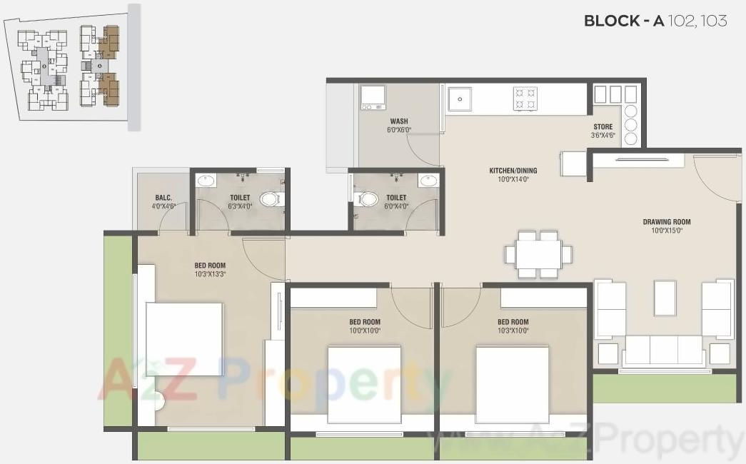 Layout of real estate project Shakti Diamond located at Kalol, Gandhinagar, Gujarat