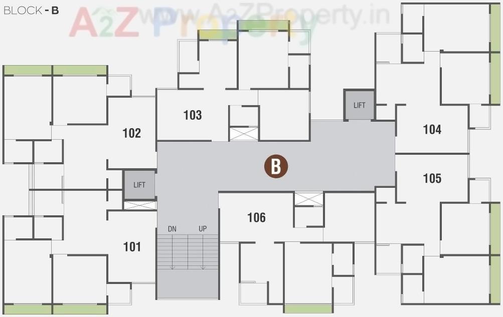 Layout of real estate project Shakti Diamond located at Kalol, Gandhinagar, Gujarat