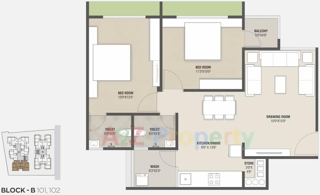 Layout of real estate project Shakti Diamond located at Kalol, Gandhinagar, Gujarat