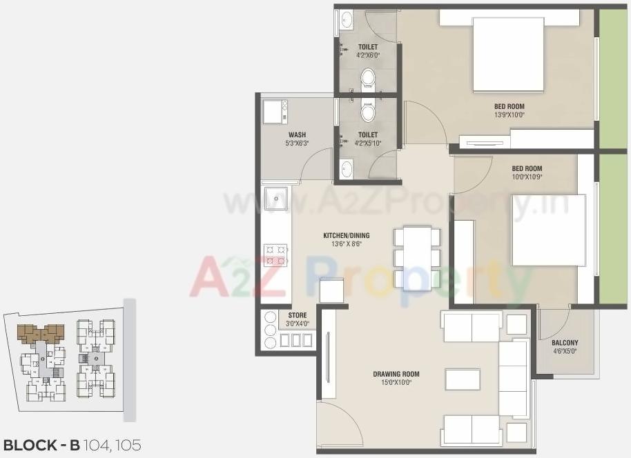 Layout of real estate project Shakti Diamond located at Kalol, Gandhinagar, Gujarat