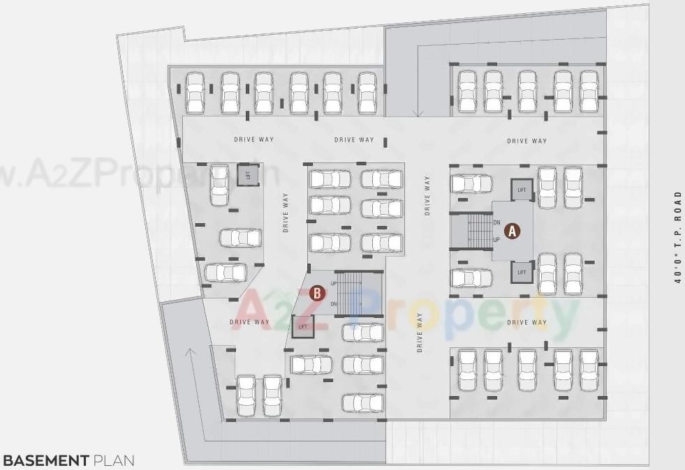 Layout of real estate project Shakti Diamond located at Kalol, Gandhinagar, Gujarat