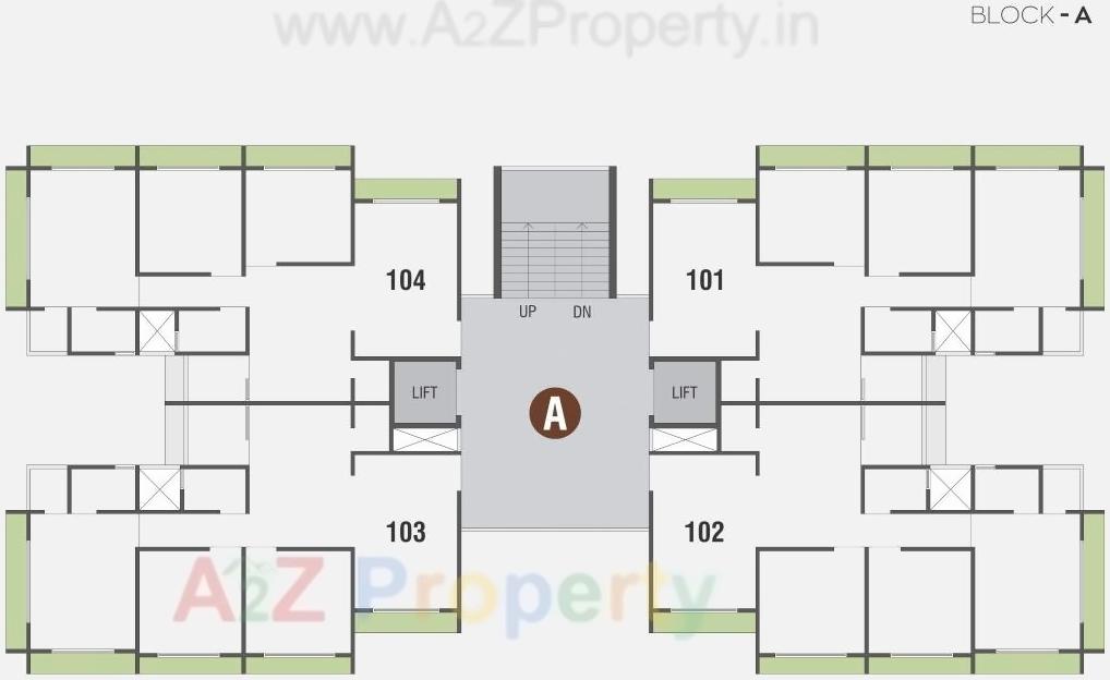 Layout of real estate project Shakti Diamond located at Kalol, Gandhinagar, Gujarat