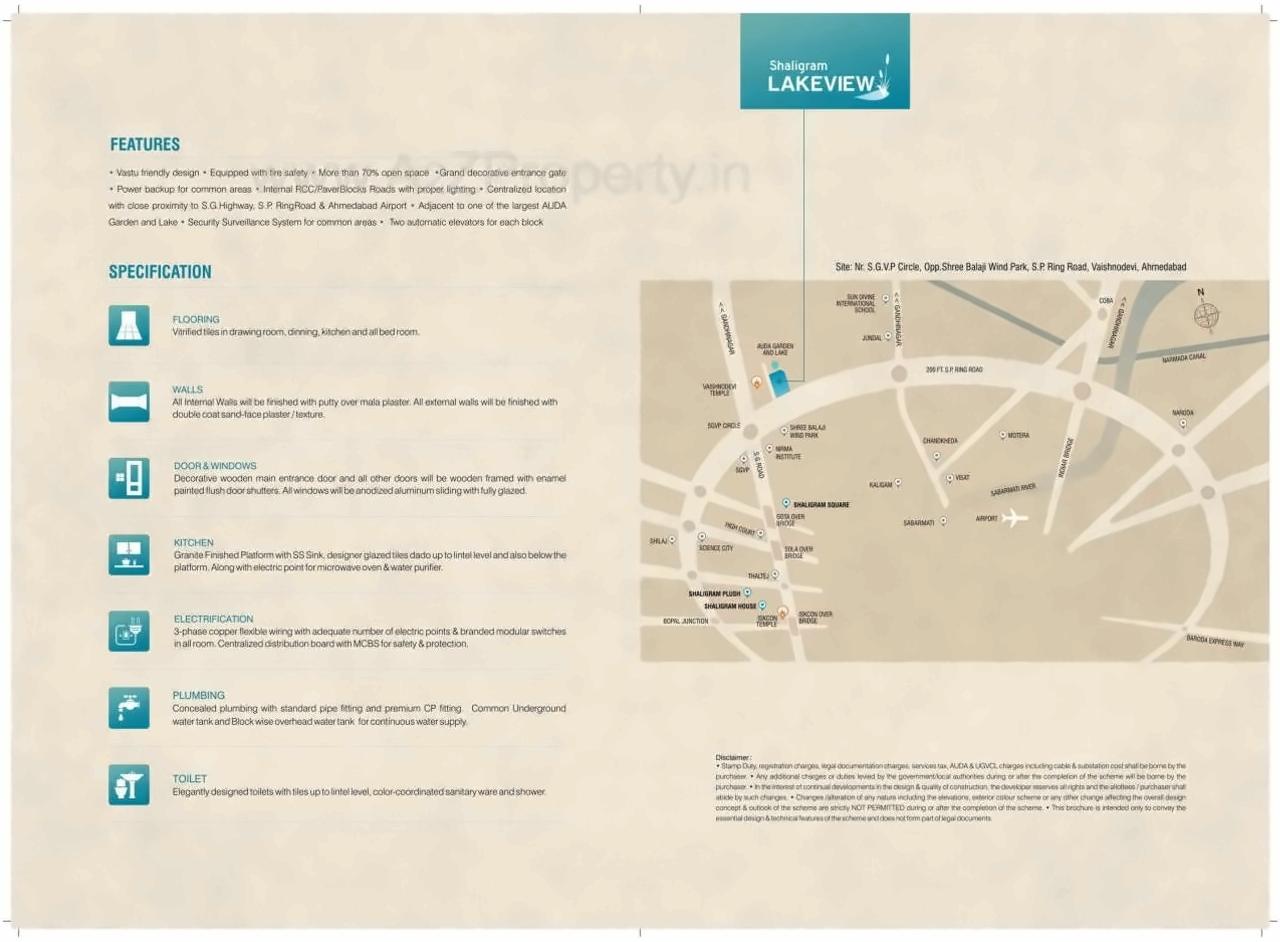  of real estate project Shaligram Lakeview located at Khoraj, Gandhinagar, Gujarat
