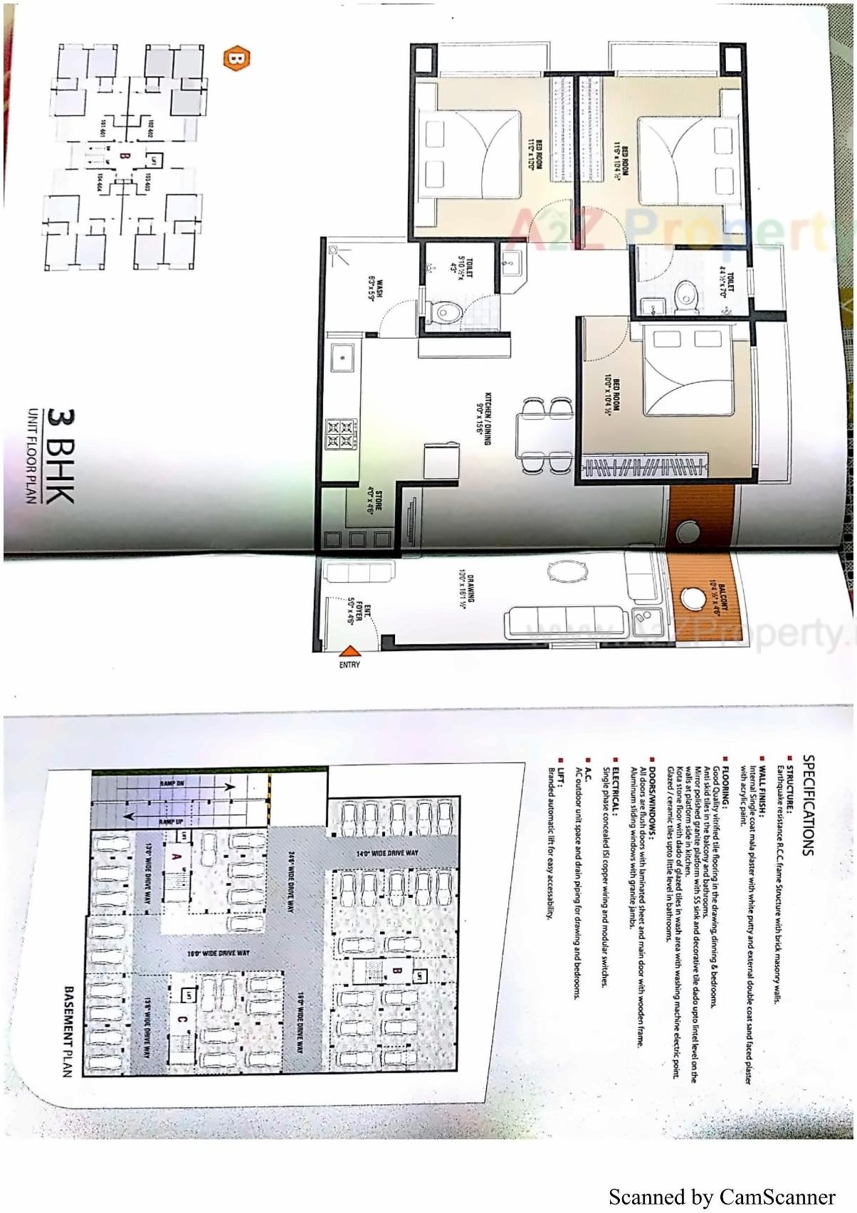 Layout of real estate project Shalin located at Vavol, Gandhinagar, Gujarat
