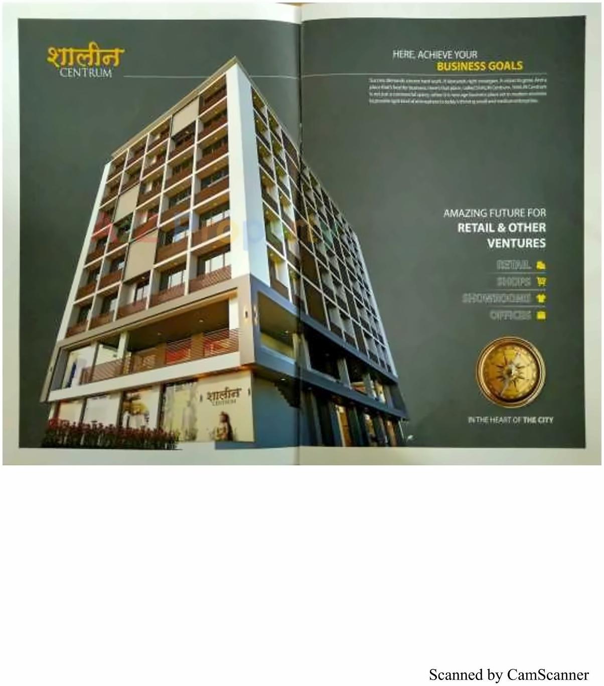 3D Elevation of real estate project Shalin Centrum located at Gandhinagar, Gandhinagar, Gujarat