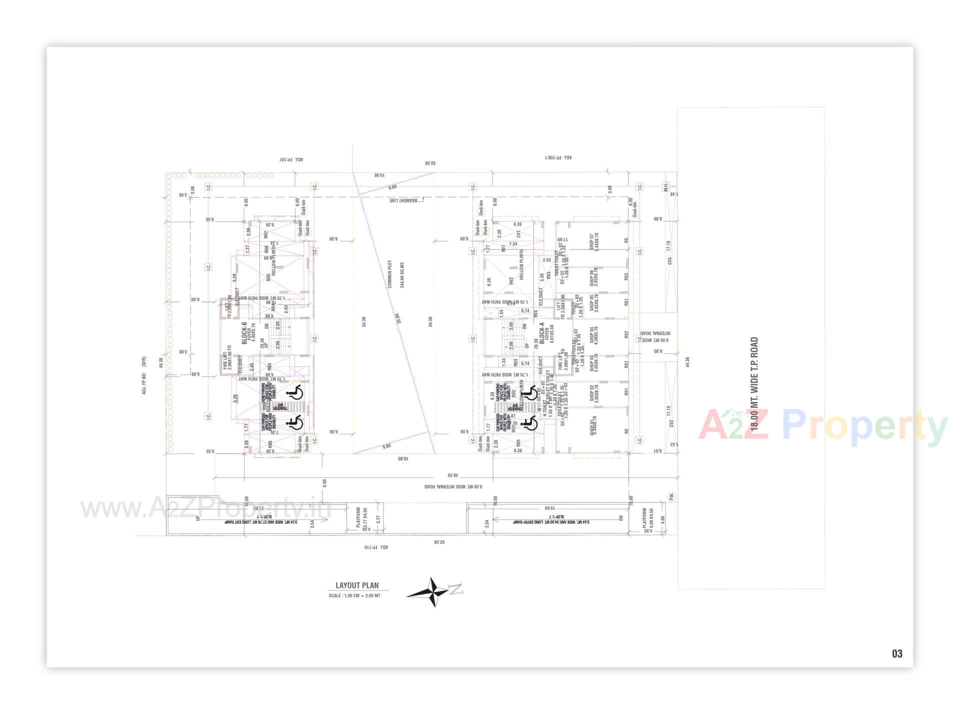  of real estate project Shanti Parisar located at Uvarsad, Gandhinagar, Gujarat