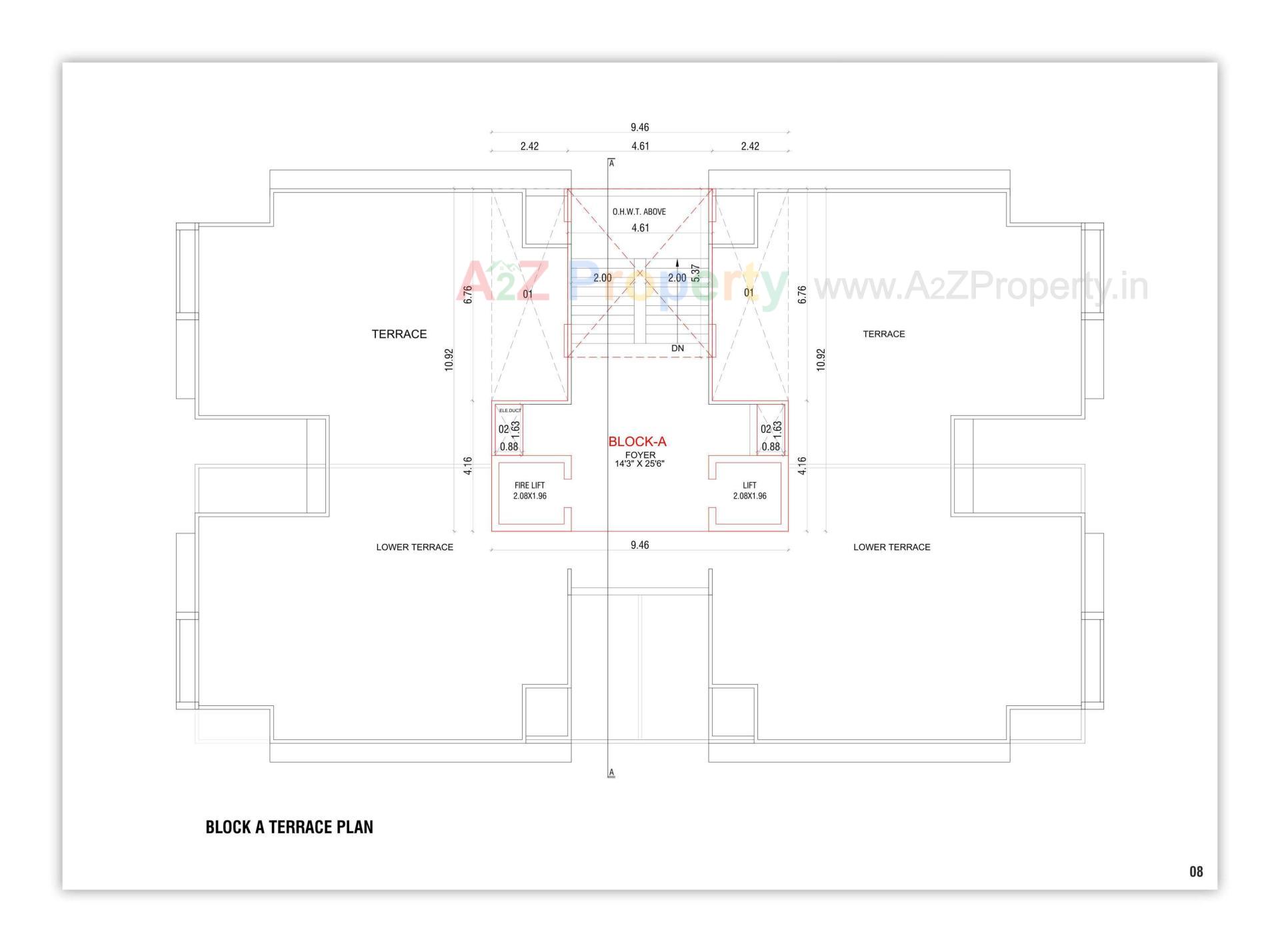 Layout of real estate project Shanti Parisar located at Uvarsad, Gandhinagar, Gujarat