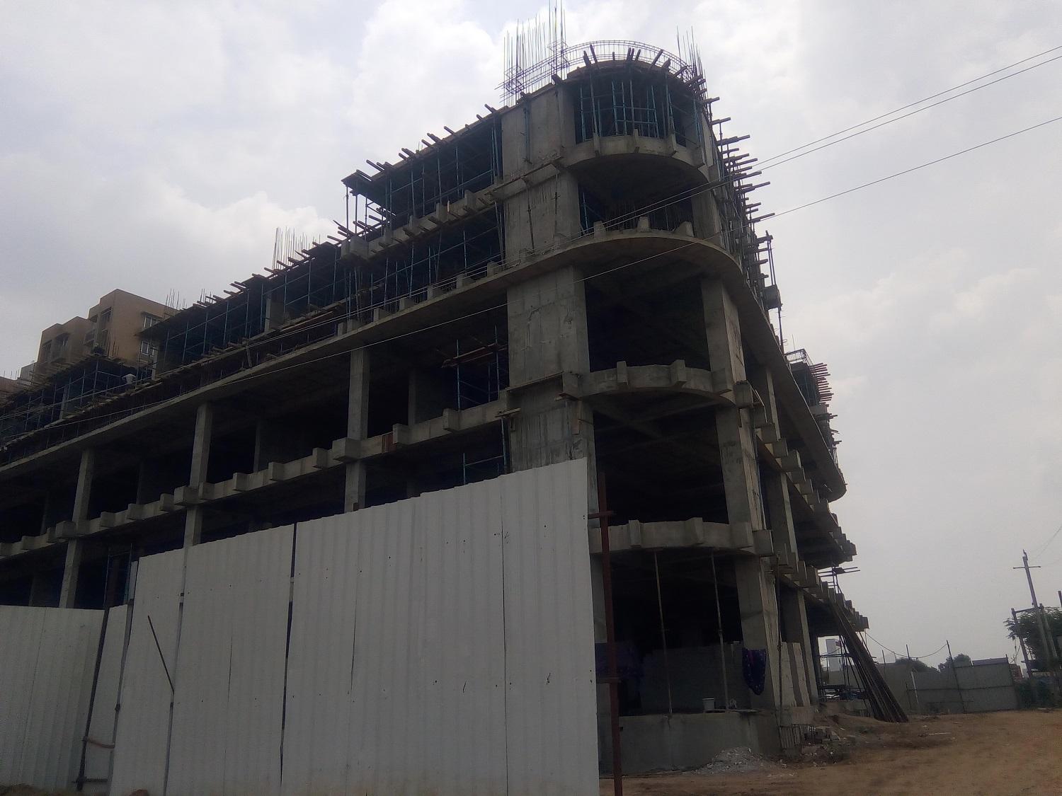 170177_const of real estate project Sharan Circle Hub located at Chandkheda, Gandhinagar, Gujarat