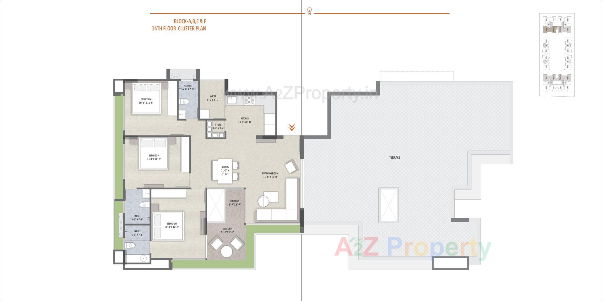 Layout of real estate project Sharnam Aayan located at Adalaj, Gandhinagar, Gujarat