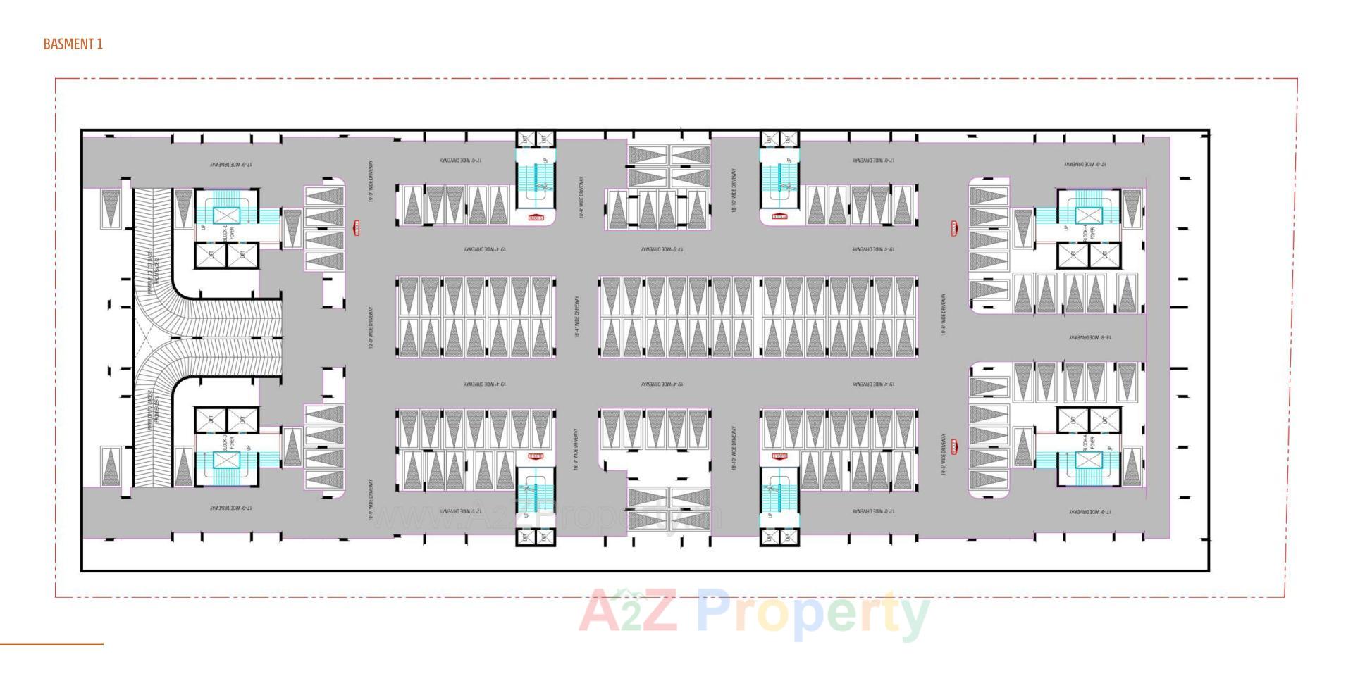 Layout of real estate project Sharnam Aayan located at Adalaj, Gandhinagar, Gujarat