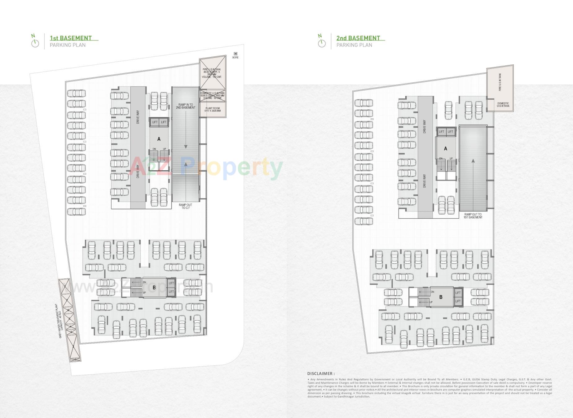 Layout of real estate project Sharnam Platinum located at Koba, Gandhinagar, Gujarat