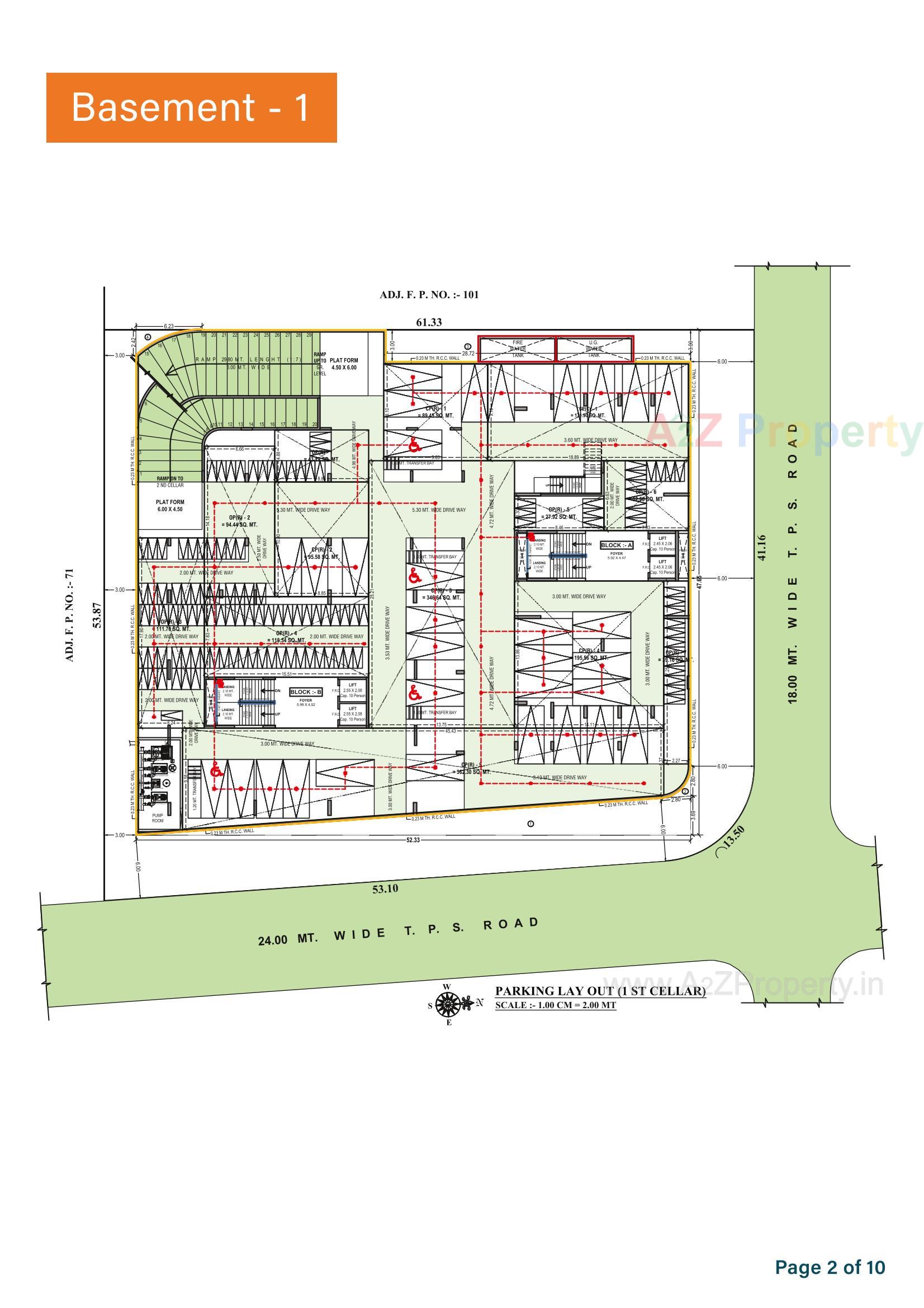 Layout of real estate project Shashvat Symphony located at Khoraj, Gandhinagar, Gujarat