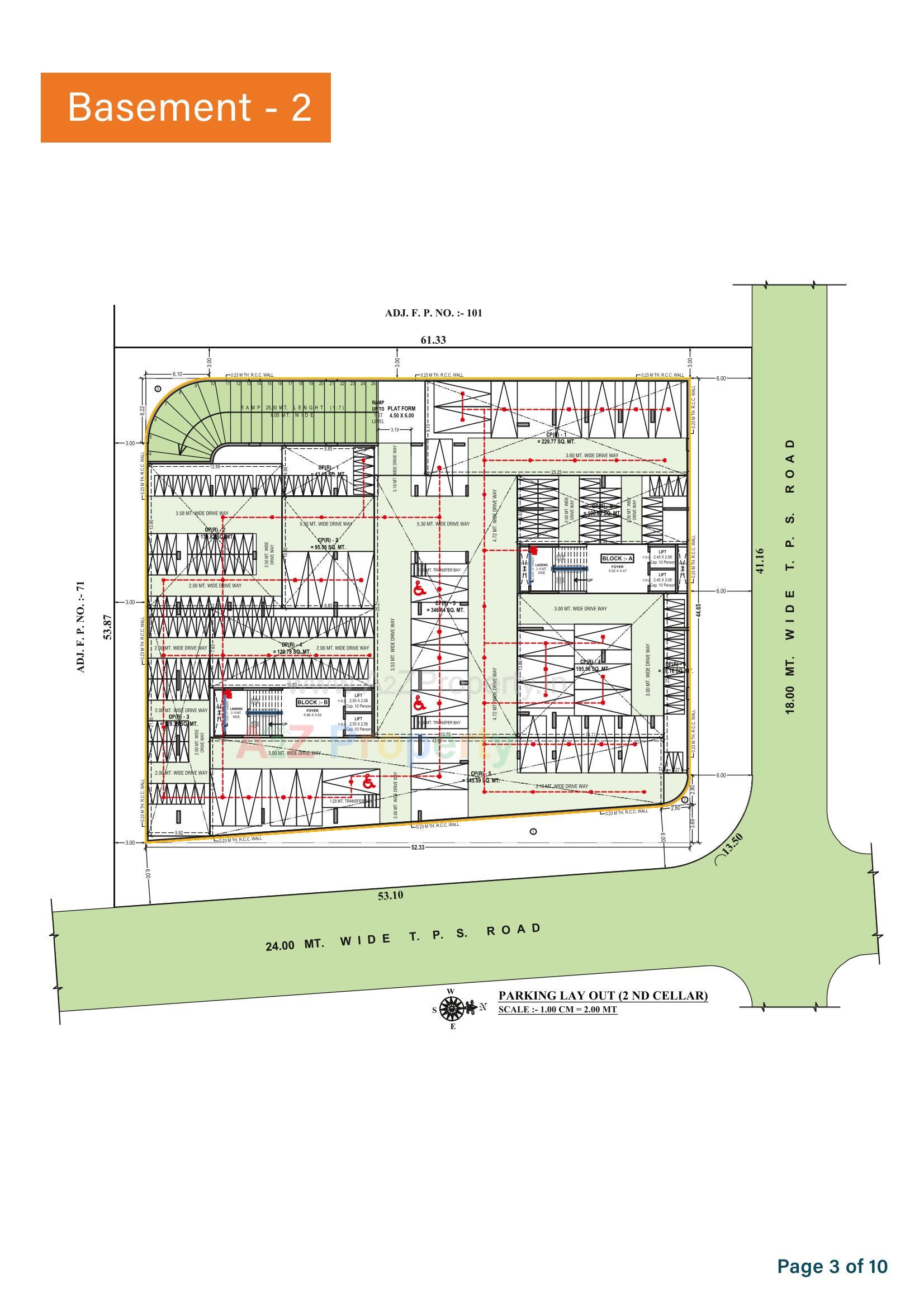Layout of real estate project Shashvat Symphony located at Khoraj, Gandhinagar, Gujarat