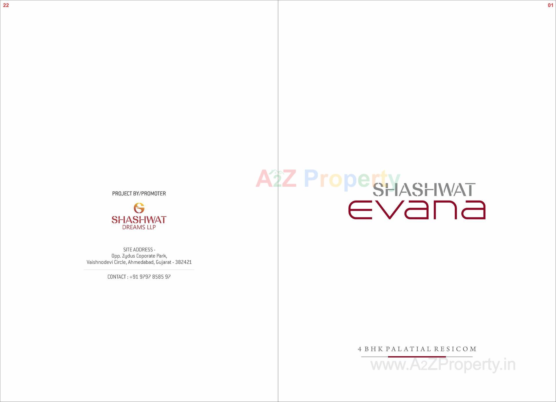  of real estate project Shashwat Evana located at Khoraj, Gandhinagar, Gujarat