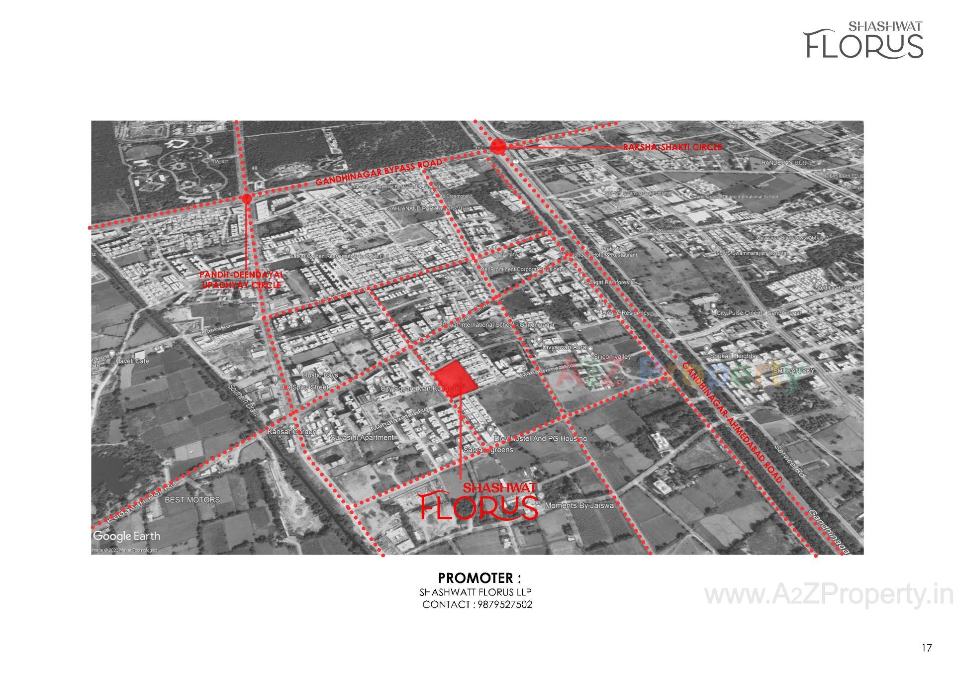  of real estate project Shashwat Florus located at Kudasan, Gandhinagar, Gujarat