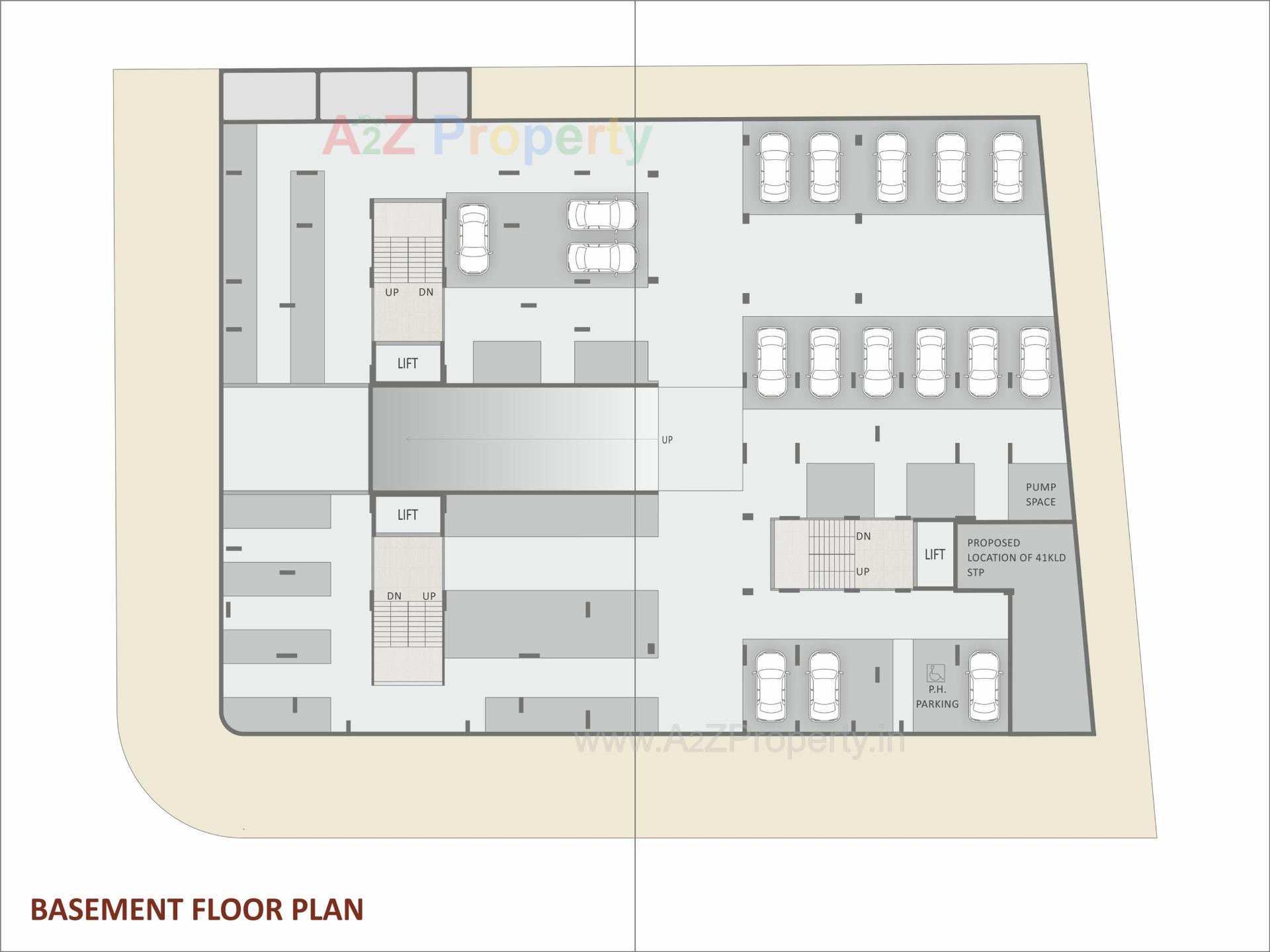 Layout of real estate project Shashwat Heights located at Kalol, Gandhinagar, Gujarat