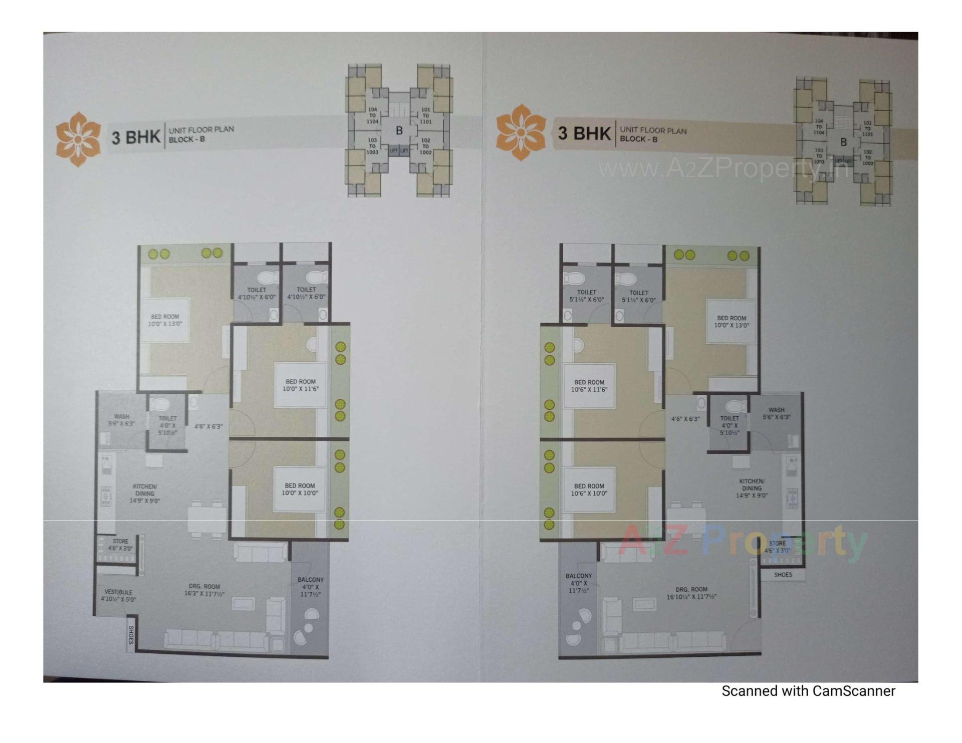 Layout of real estate project Shikhar 1 located at Bhat, Gandhinagar, Gujarat