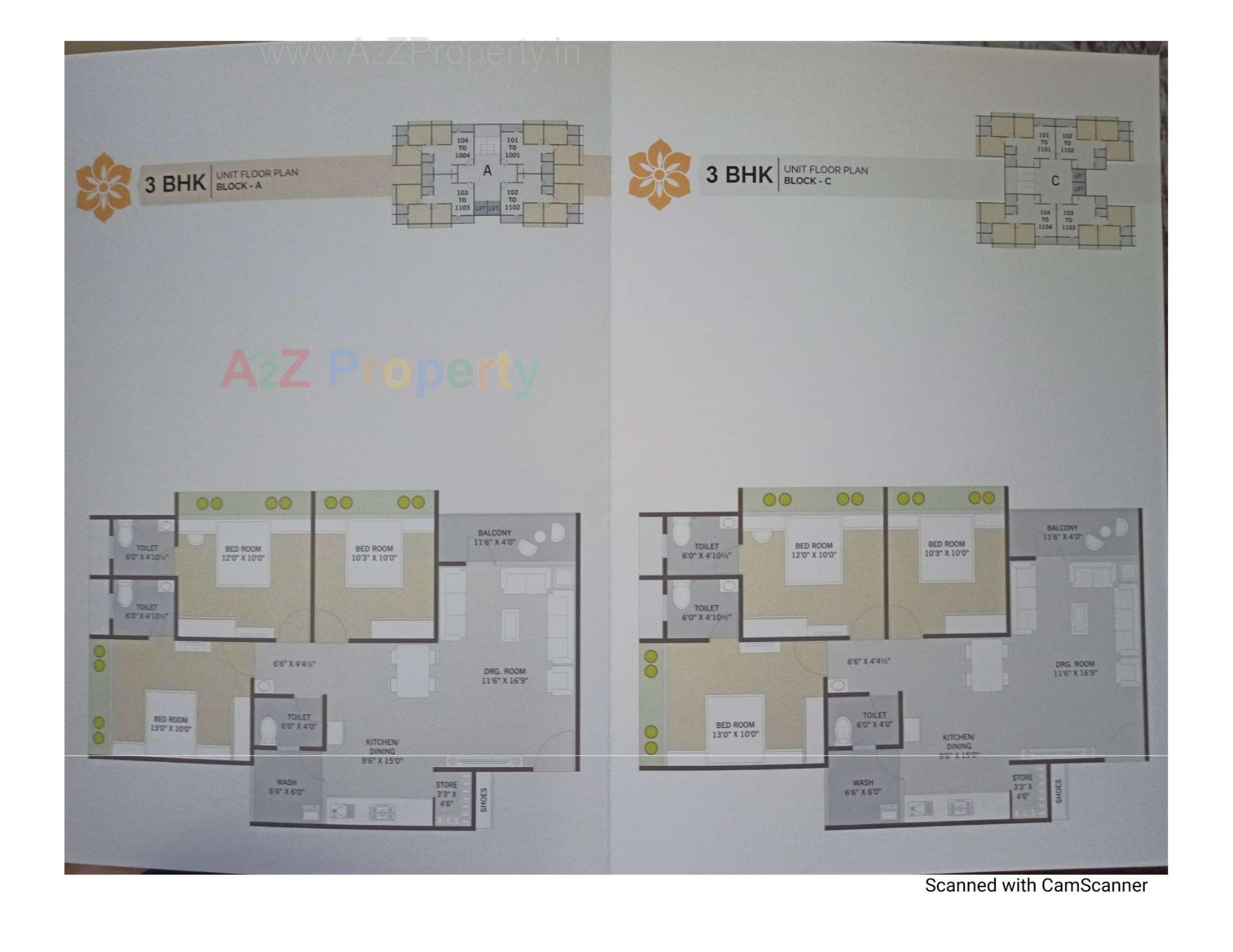 Layout of real estate project Shikhar 1 located at Bhat, Gandhinagar, Gujarat