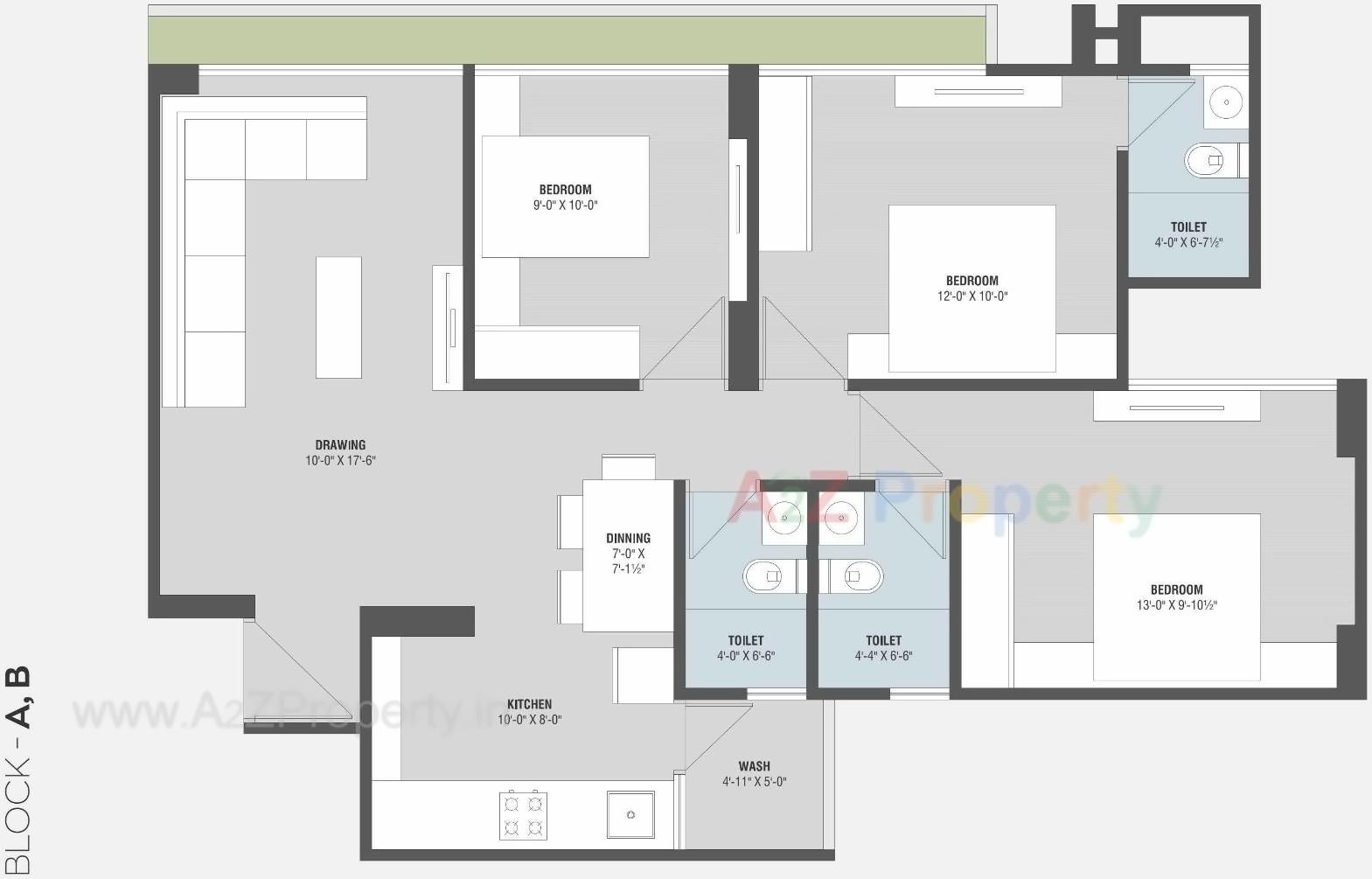 Layout of real estate project Shikhar 30 located at Koteshwar, Gandhinagar, Gujarat