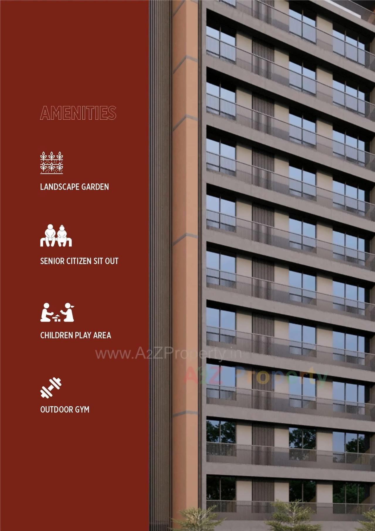 3D Elevation of real estate project Shikhar Pride located at Gandhinagar, Gandhinagar, Gujarat