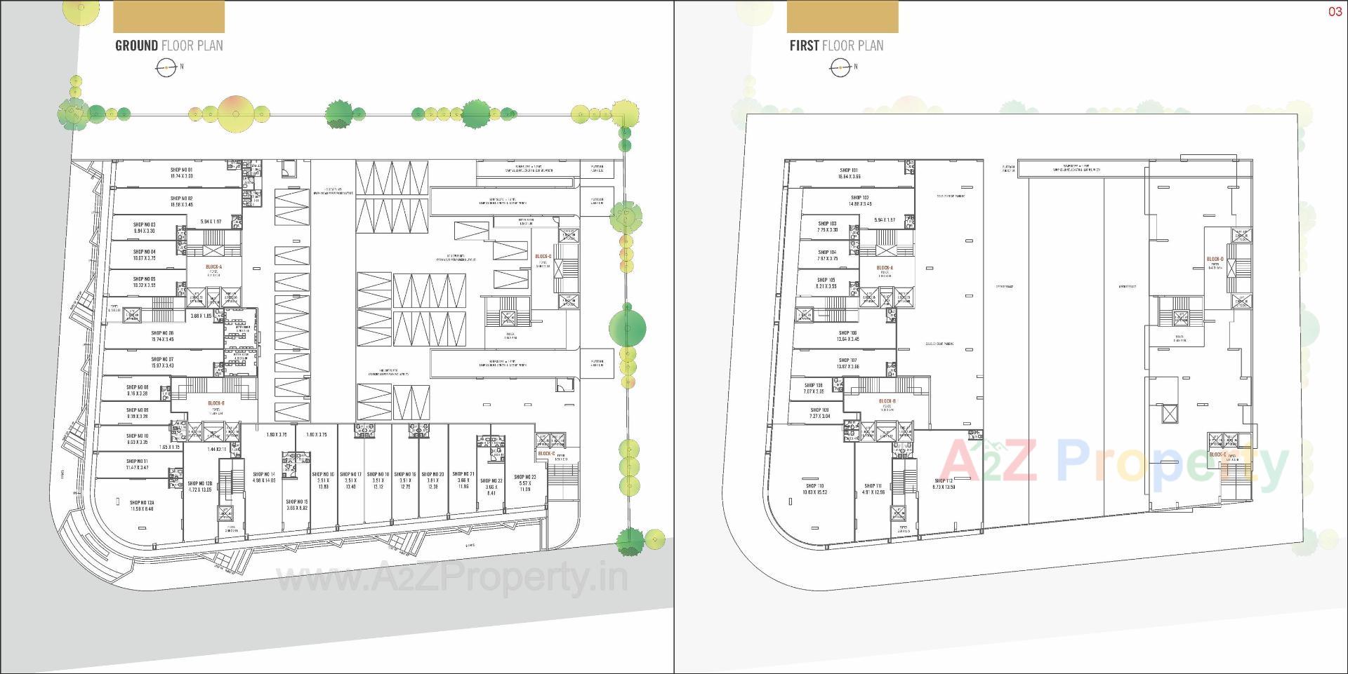 Layout of real estate project Shikshapatri Sky Nine located at Gandhinagar, Gandhinagar, Gujarat