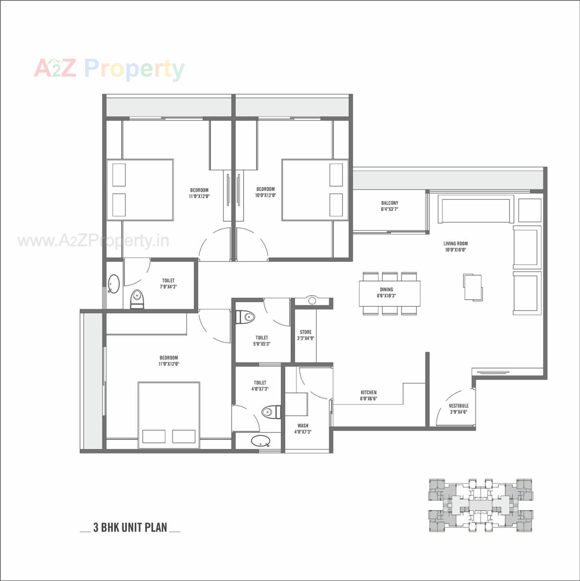 Layout of real estate project Shikshapatri Sky Park located at Sargasan, Gandhinagar, Gujarat