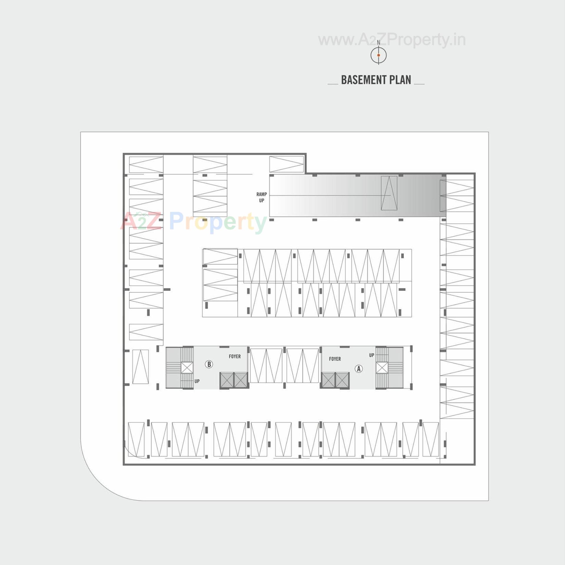 Layout of real estate project Shikshapatri Sky Park located at Sargasan, Gandhinagar, Gujarat