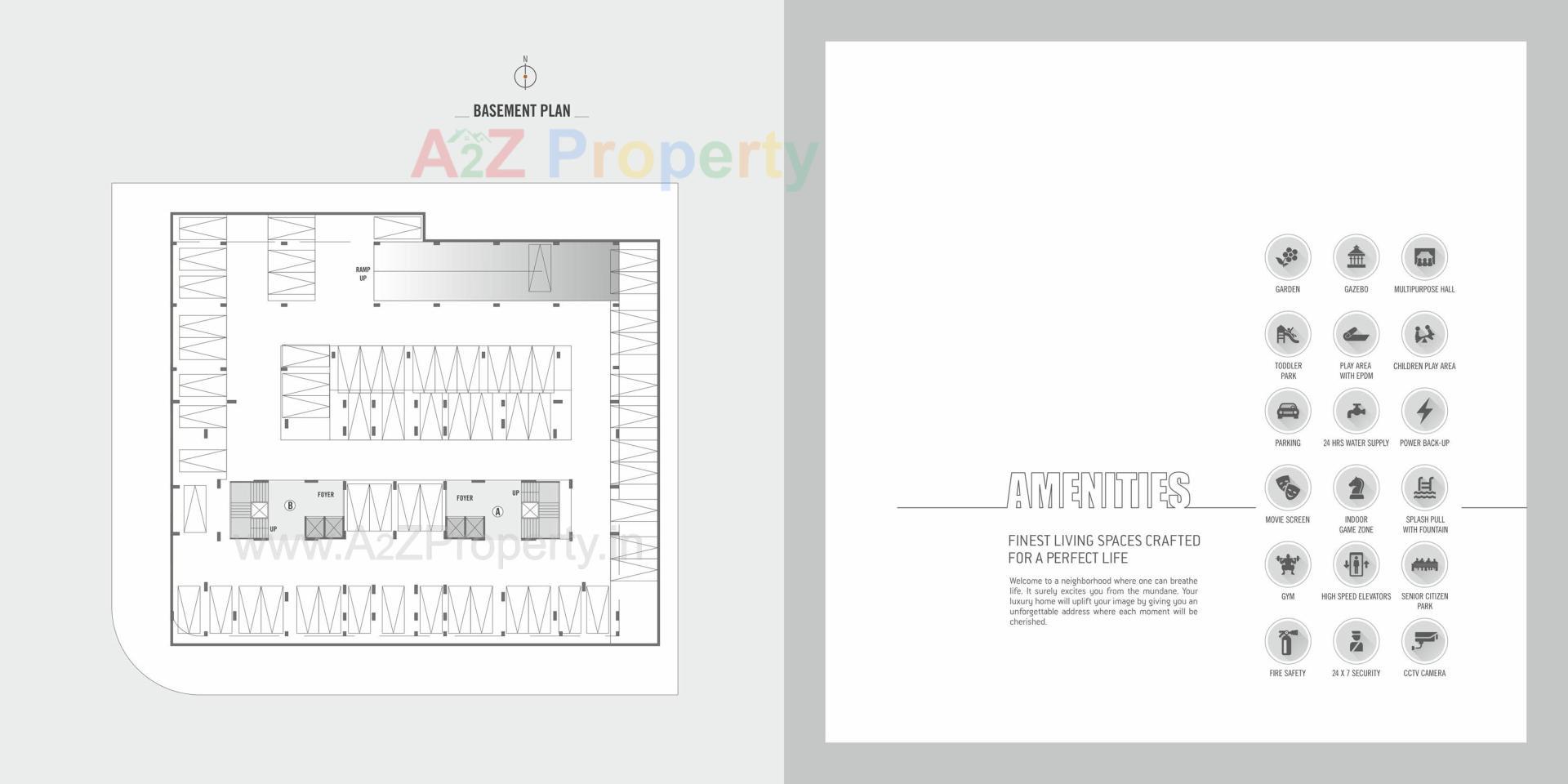 Layout of real estate project Shikshapatri Sky Park located at Sargasan, Gandhinagar, Gujarat
