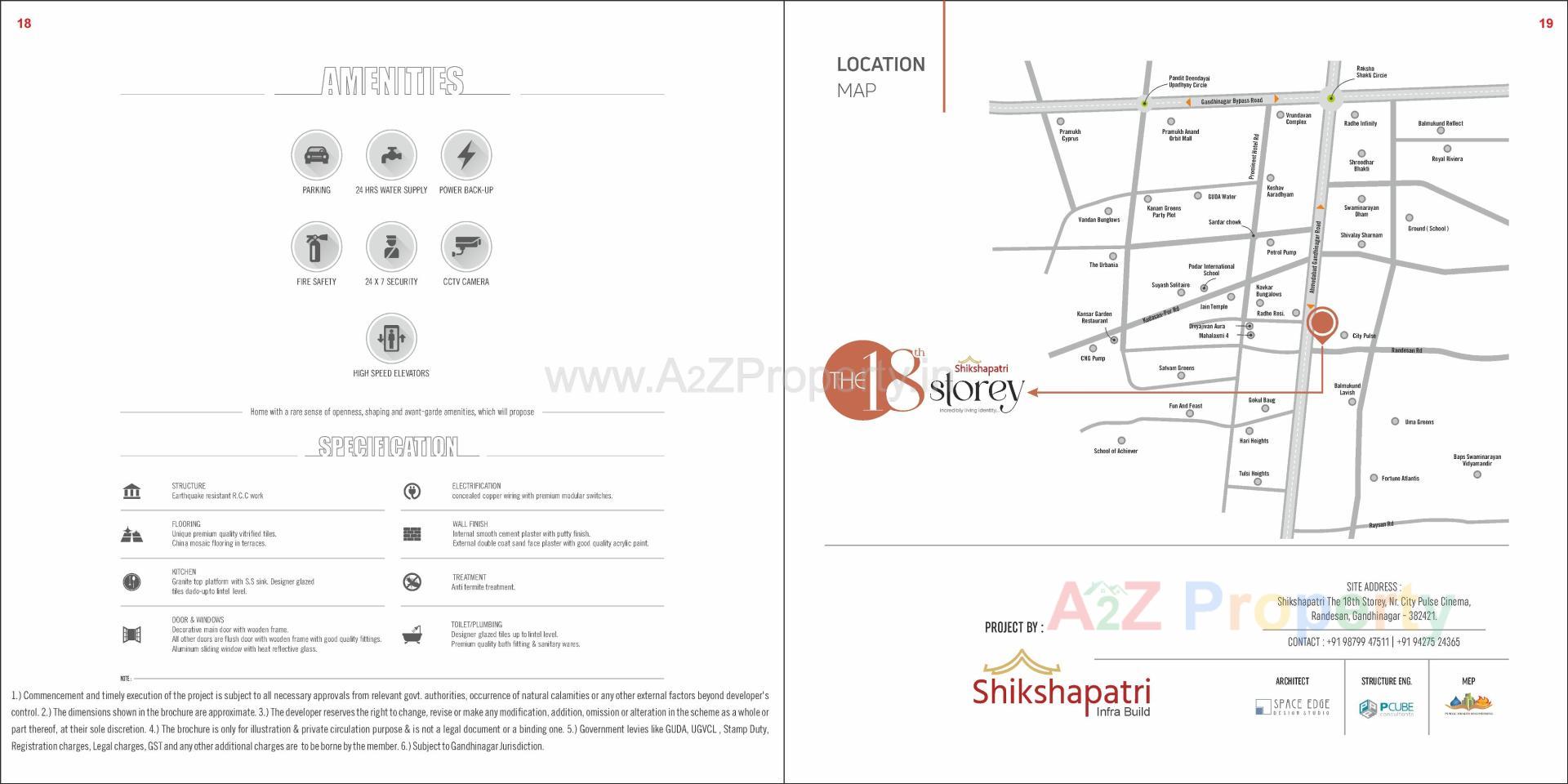  of real estate project Shikshapatri The 18th Storey located at Gandhinagar, Gandhinagar, Gujarat
