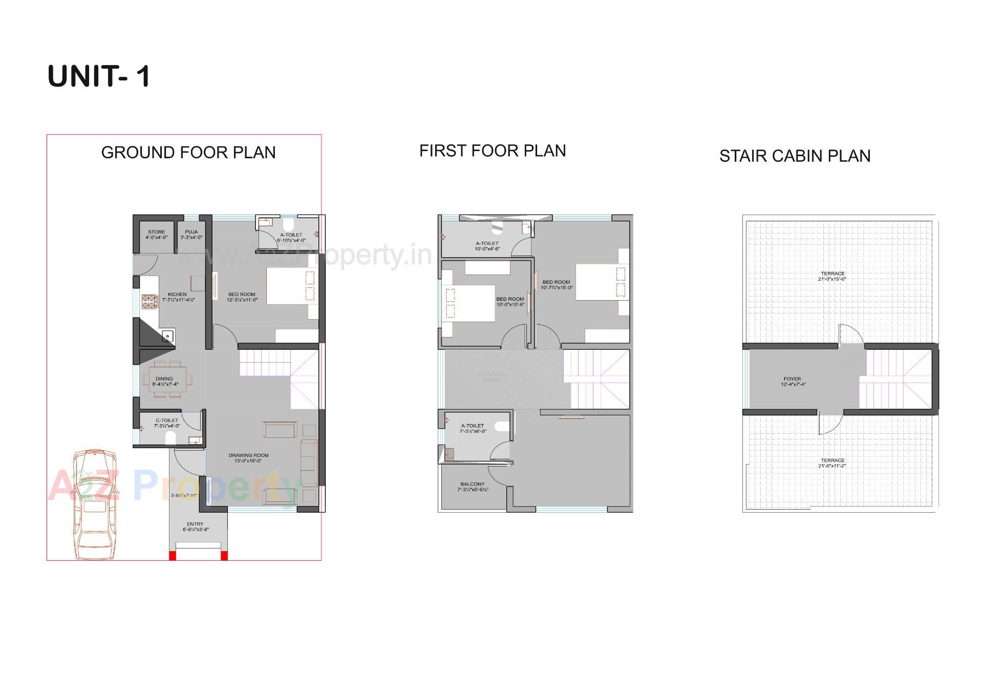 Layout of real estate project Shilp Bungalows located at Kalol, Gandhinagar, Gujarat