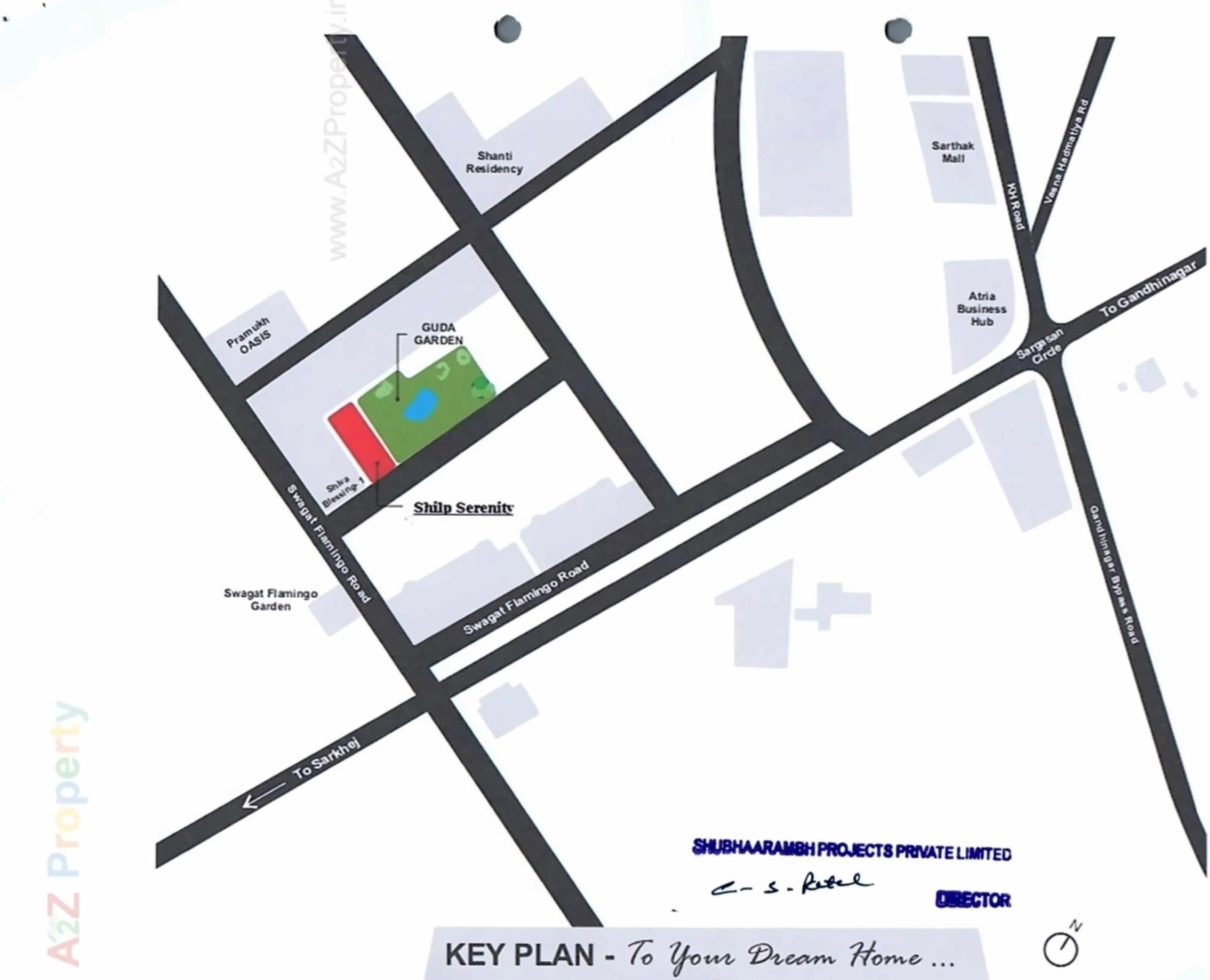 of real estate project Shilp Serenity located at Sargasan, Gandhinagar, Gujarat