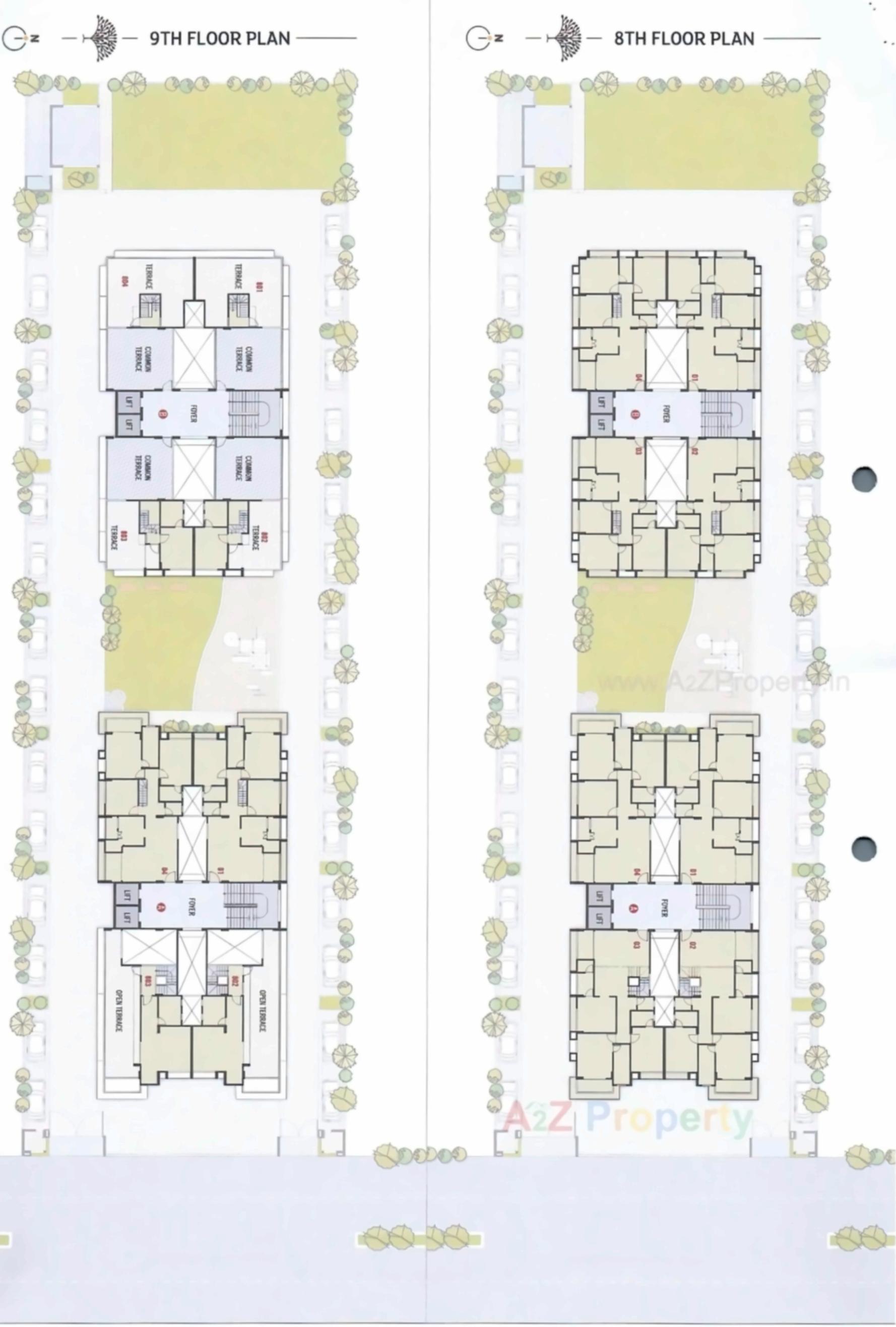 Layout of real estate project Shilp Serenity located at Sargasan, Gandhinagar, Gujarat