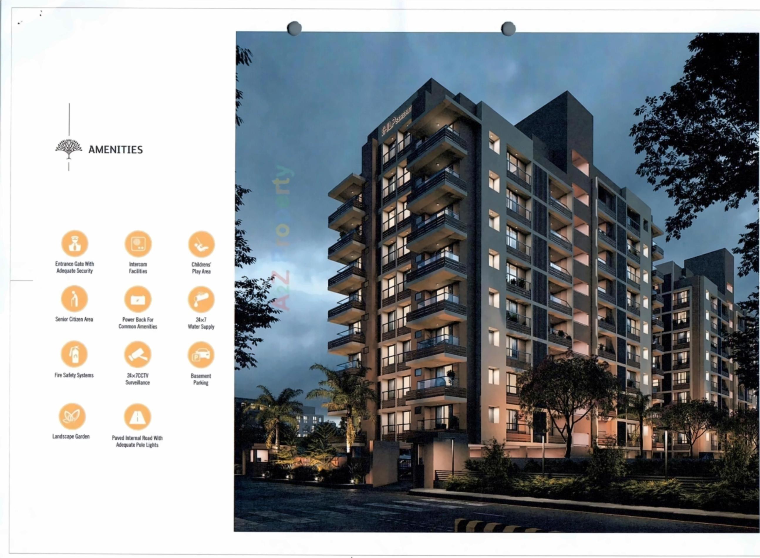 3D Elevation of real estate project Shilp Serenity located at Sargasan, Gandhinagar, Gujarat