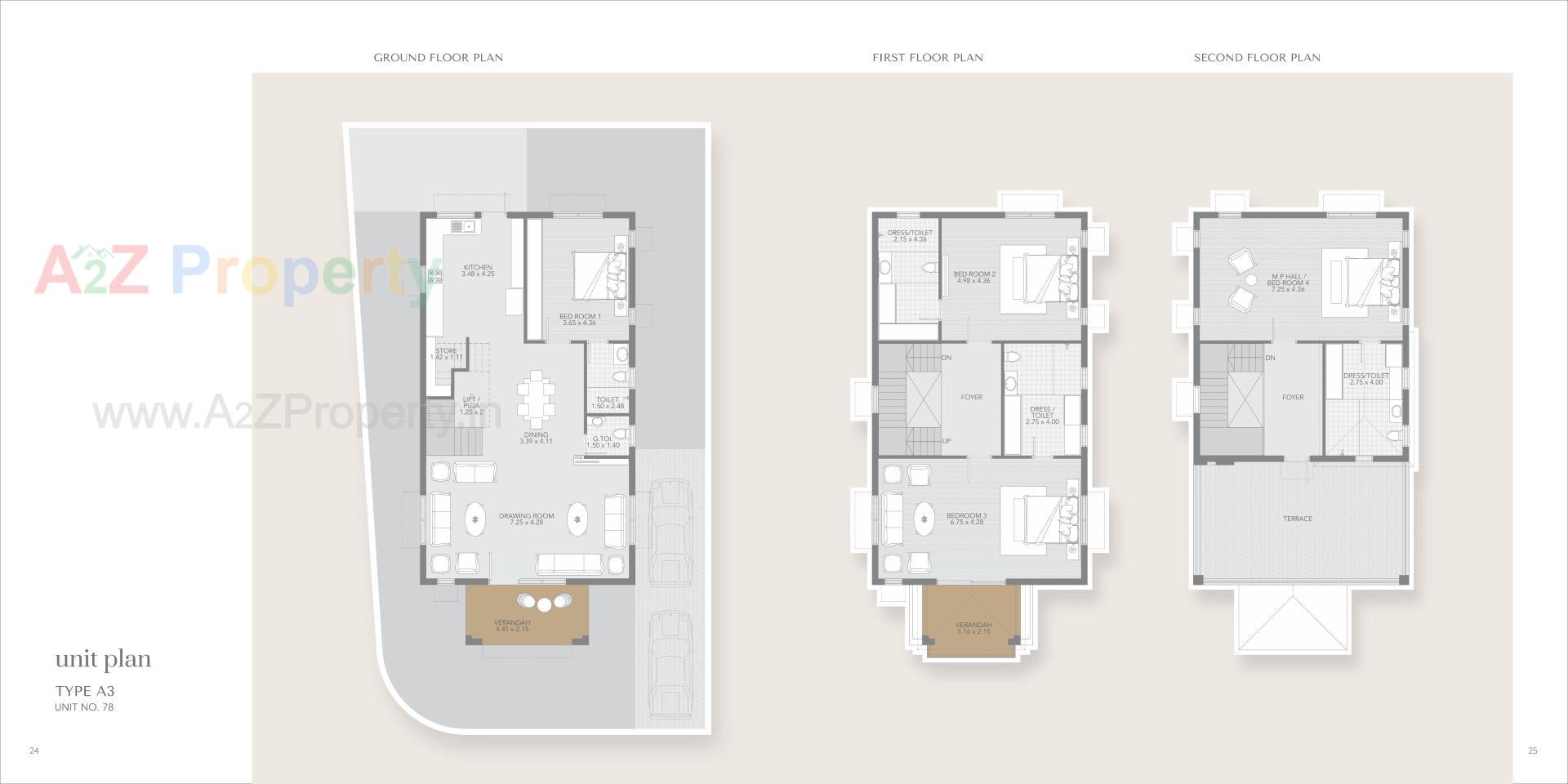 Layout of real estate project Shine located at Kalol, Gandhinagar, Gujarat