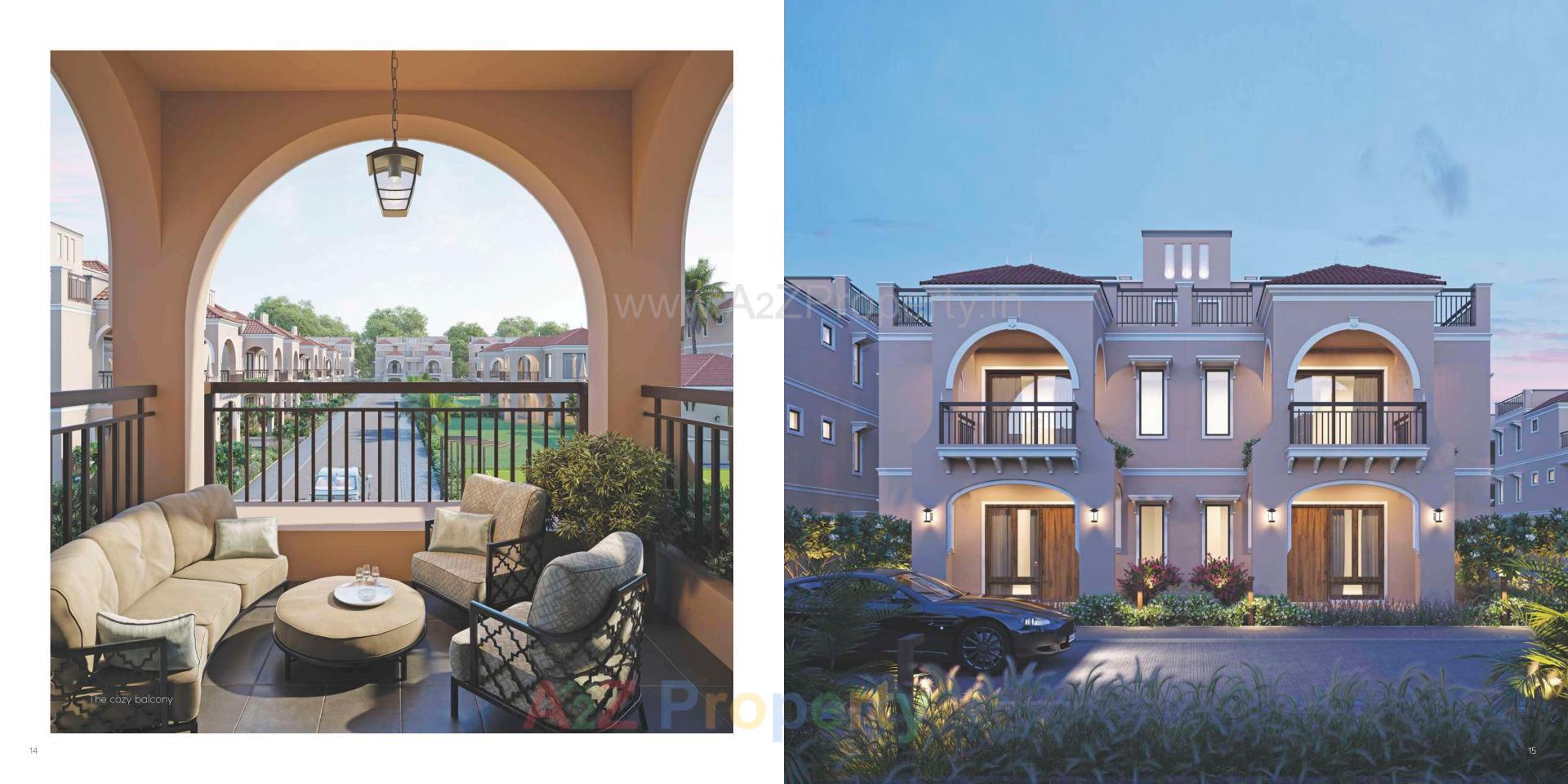 3D Elevation of real estate project Shine located at Kalol, Gandhinagar, Gujarat