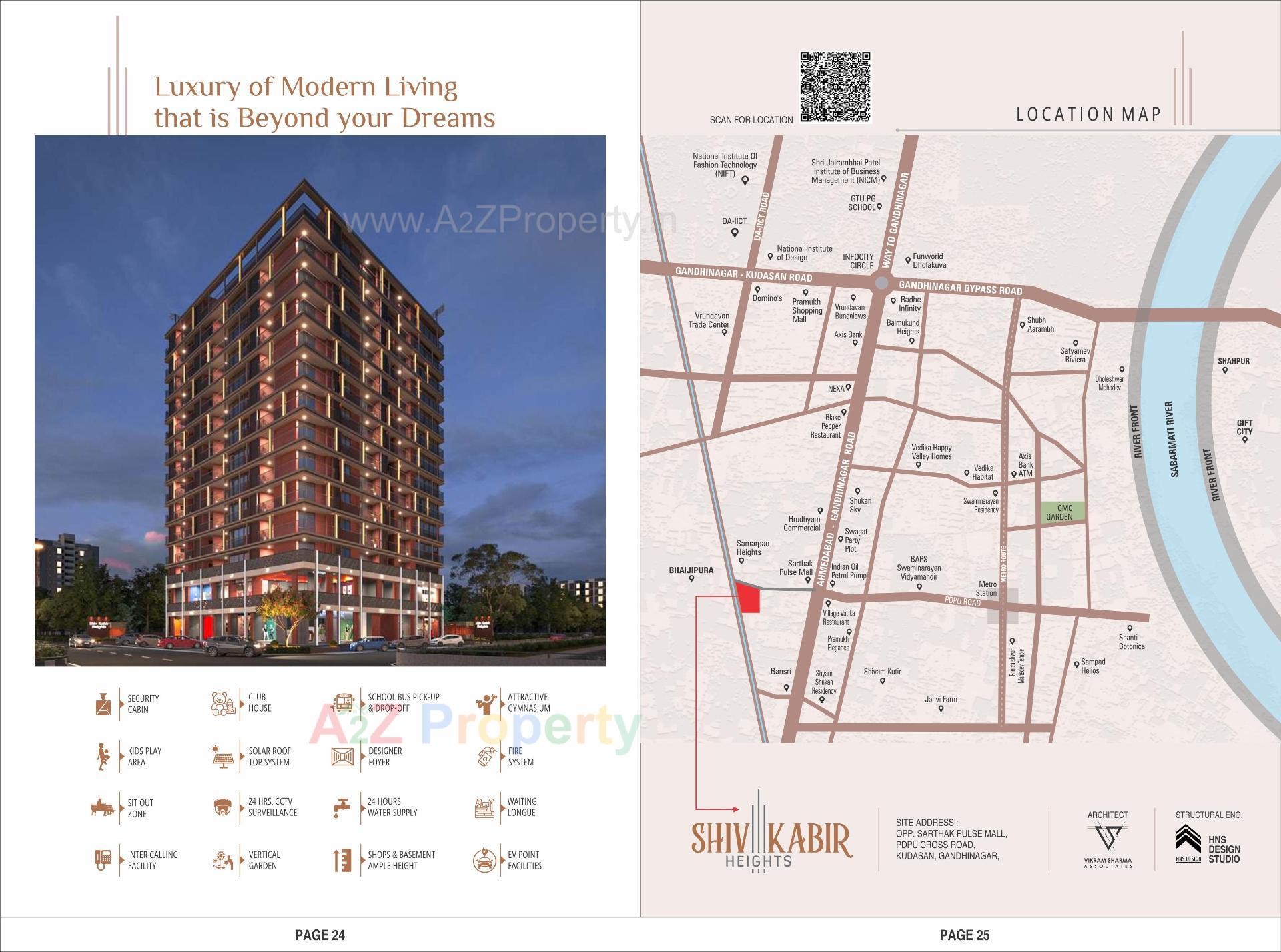  of real estate project Shiv Kabir Heights located at Kudasan, Gandhinagar, Gujarat