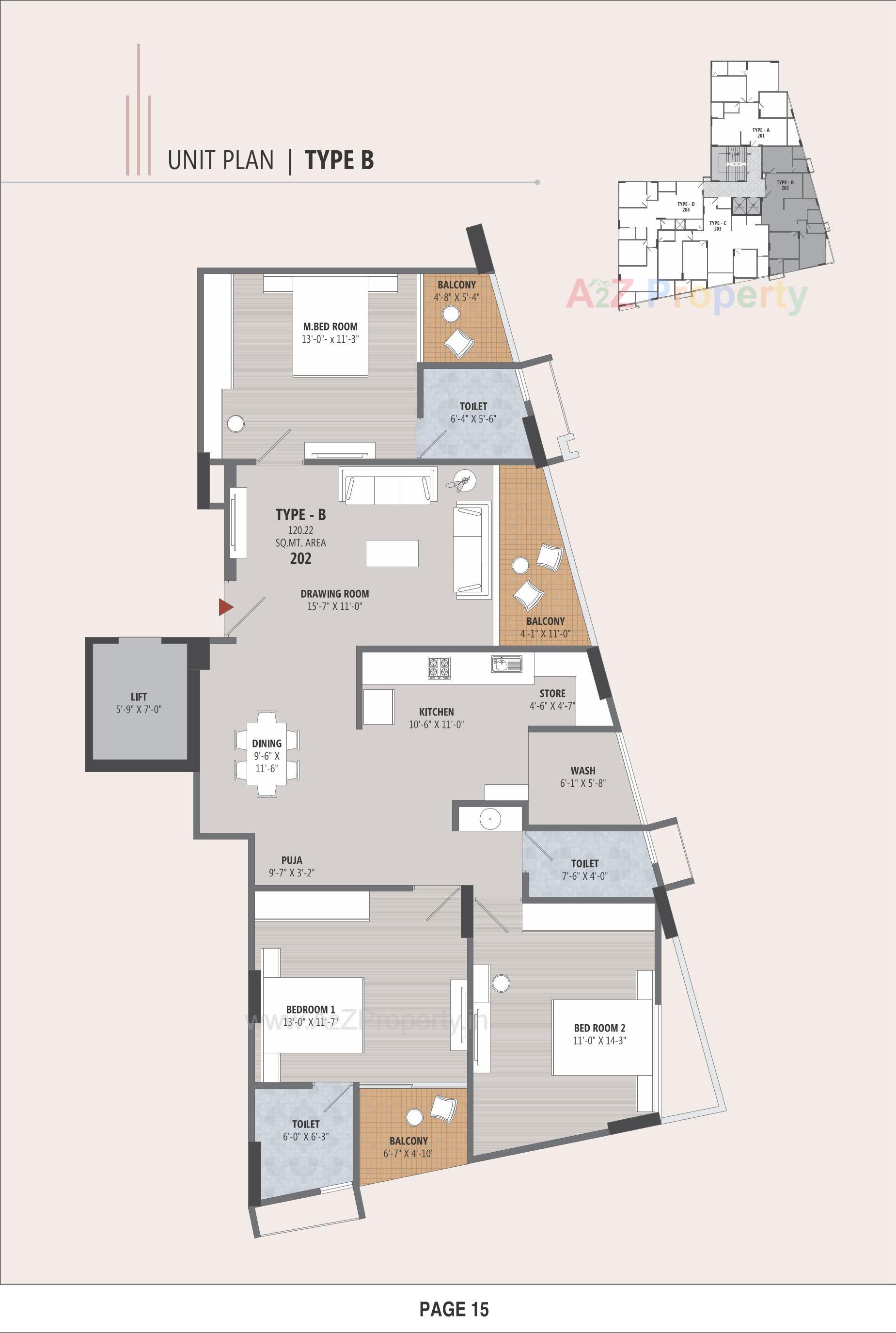 Layout of real estate project Shiv Kabir Heights located at Kudasan, Gandhinagar, Gujarat