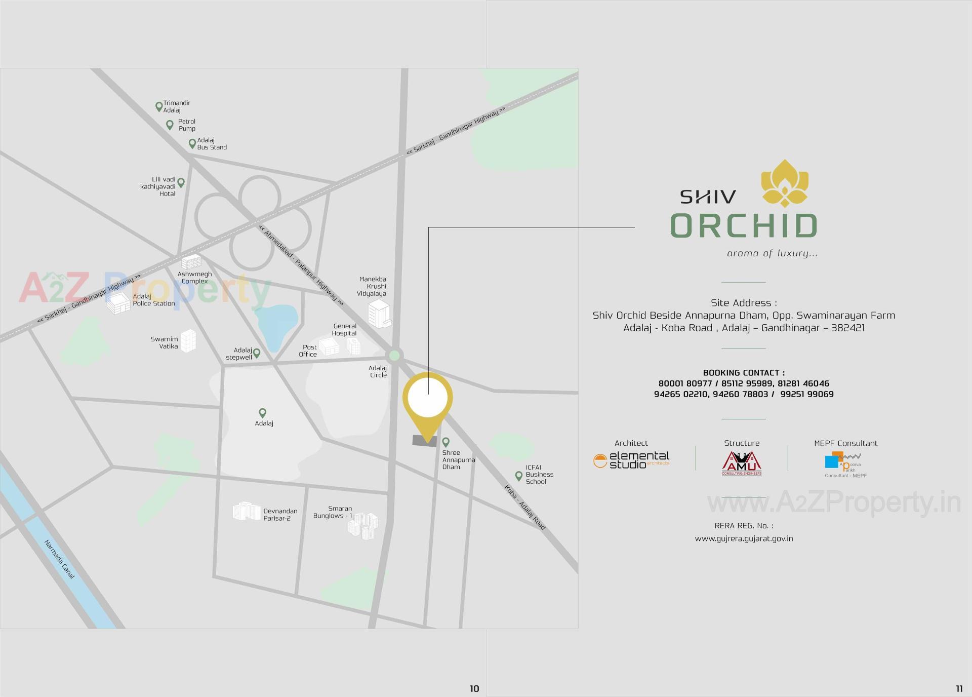  of real estate project Shiv Orchid located at Adalaj, Gandhinagar, Gujarat