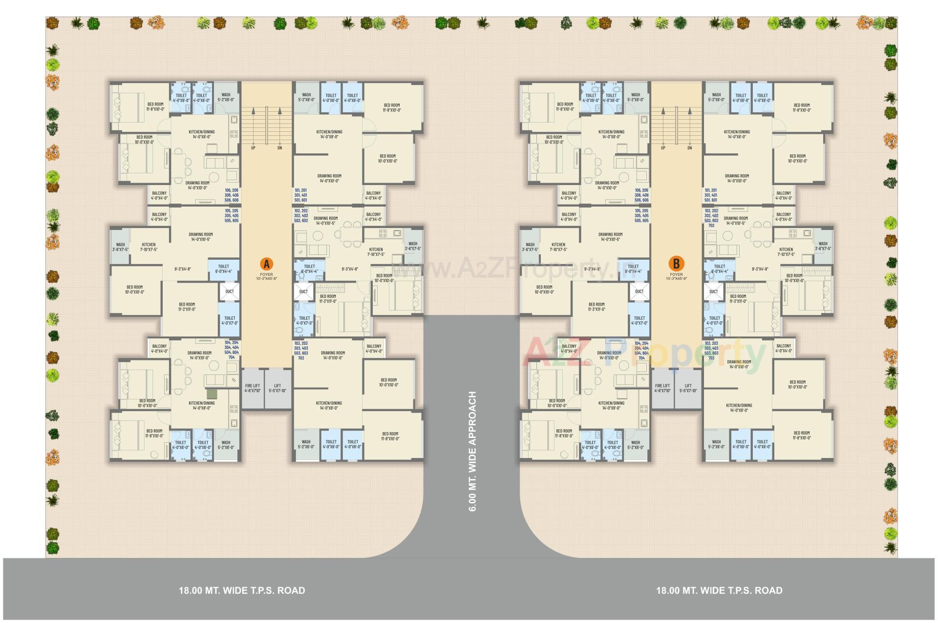 Layout of real estate project Shiv Shakti Arcade located at Kalol, Gandhinagar, Gujarat