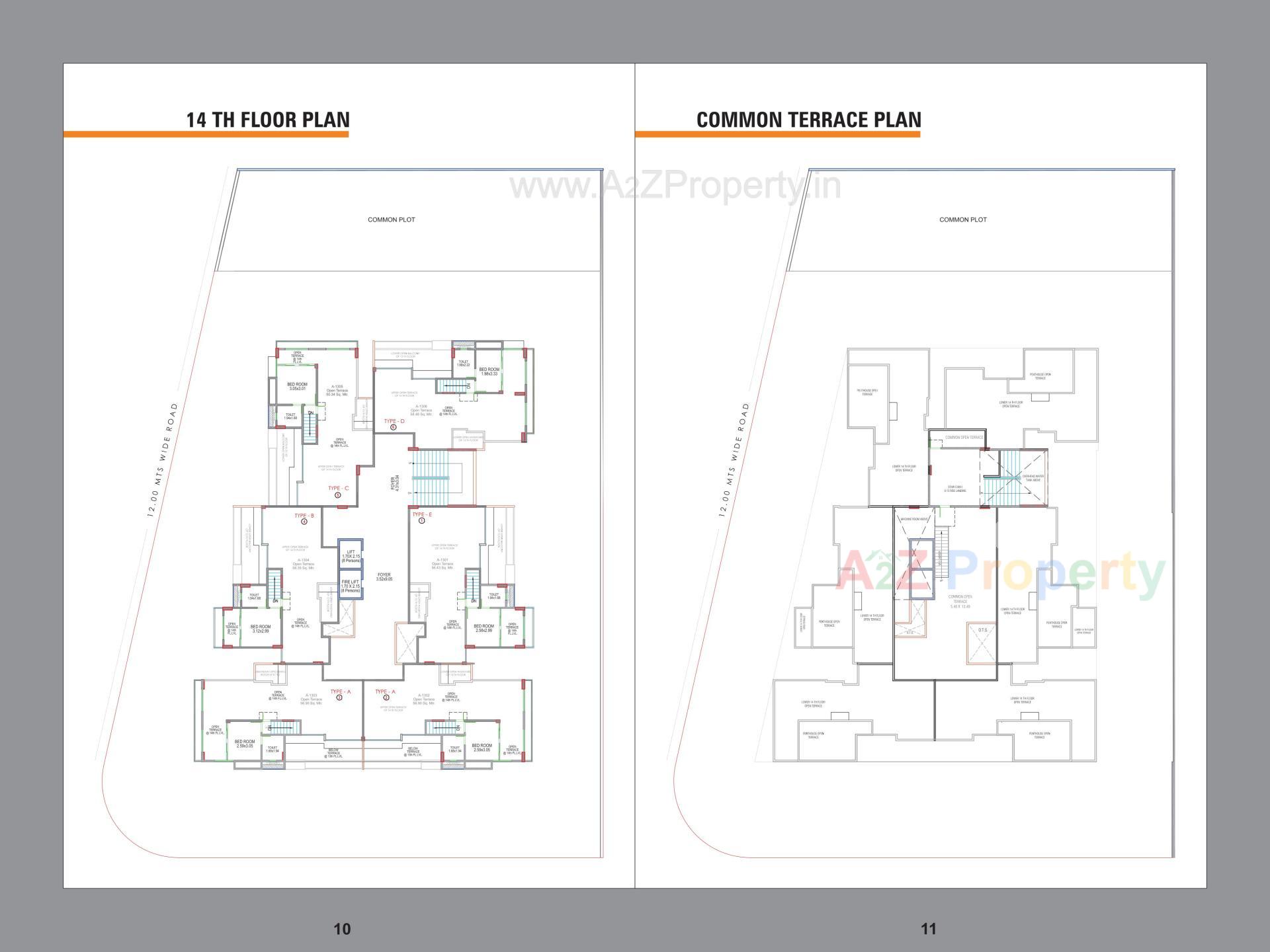 Layout of real estate project Shivaay Satva located at Zundal, Gandhinagar, Gujarat