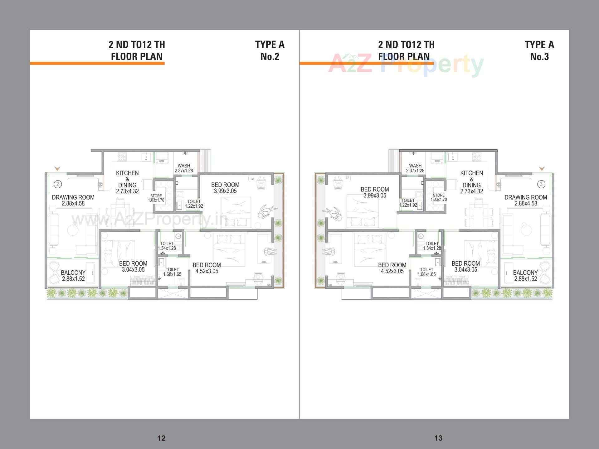Layout of real estate project Shivaay Satva located at Zundal, Gandhinagar, Gujarat